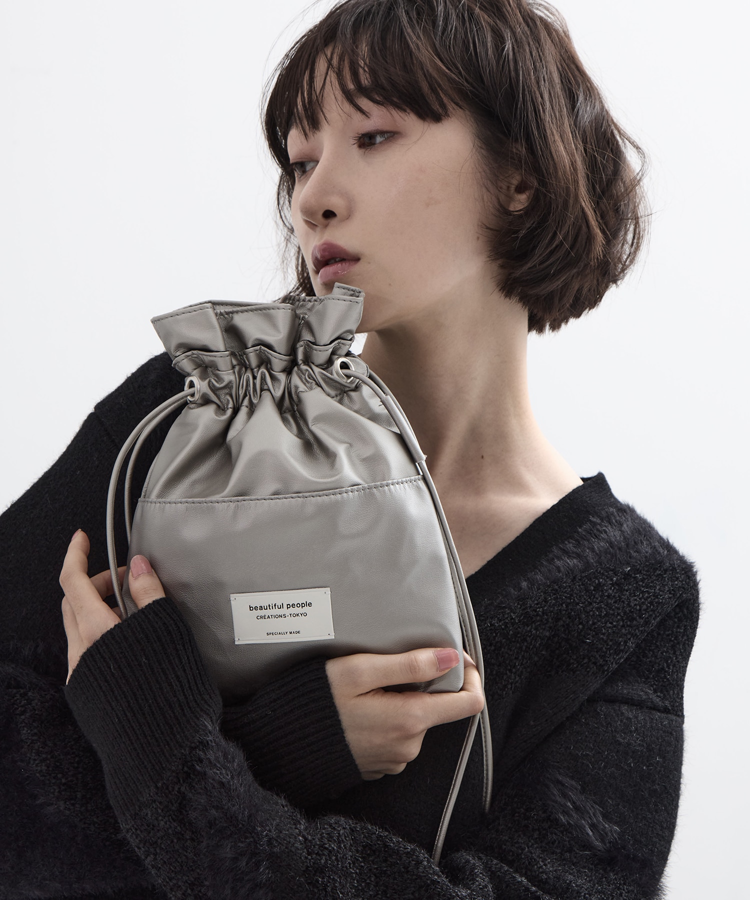 別注2wayショルダー巾着バッグ beautiful people