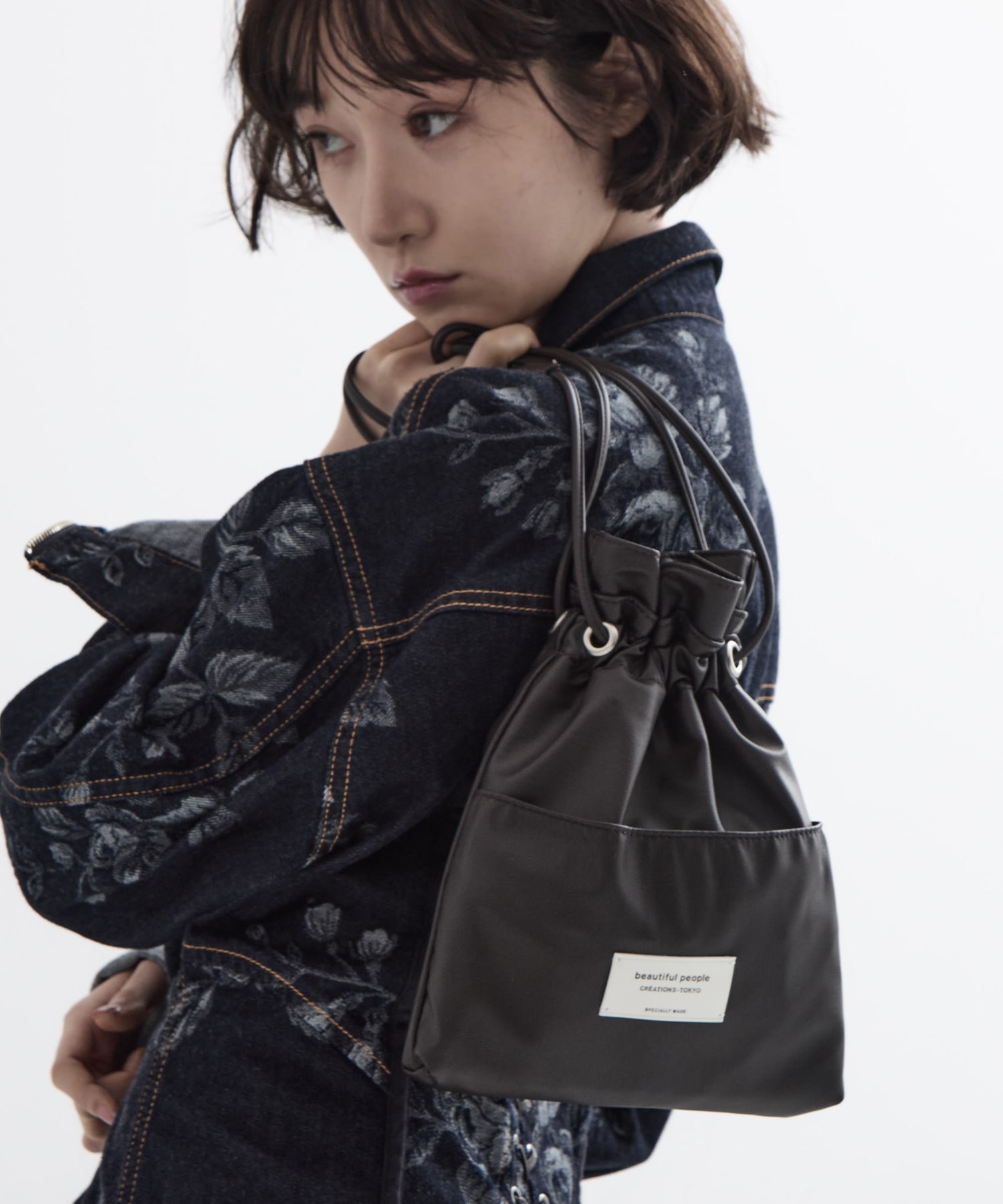 別注2wayショルダー巾着バッグ beautiful people