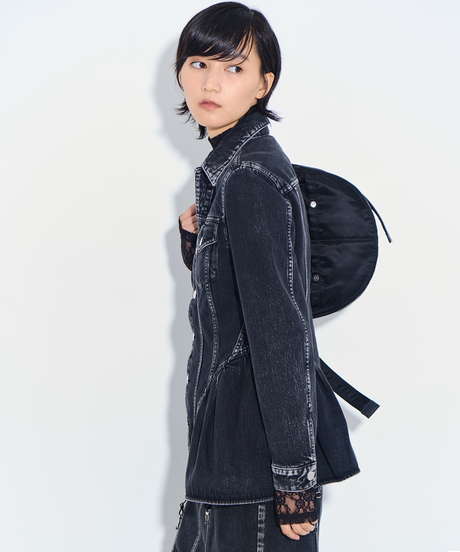 別注nylon moon shoulder bag beautiful people