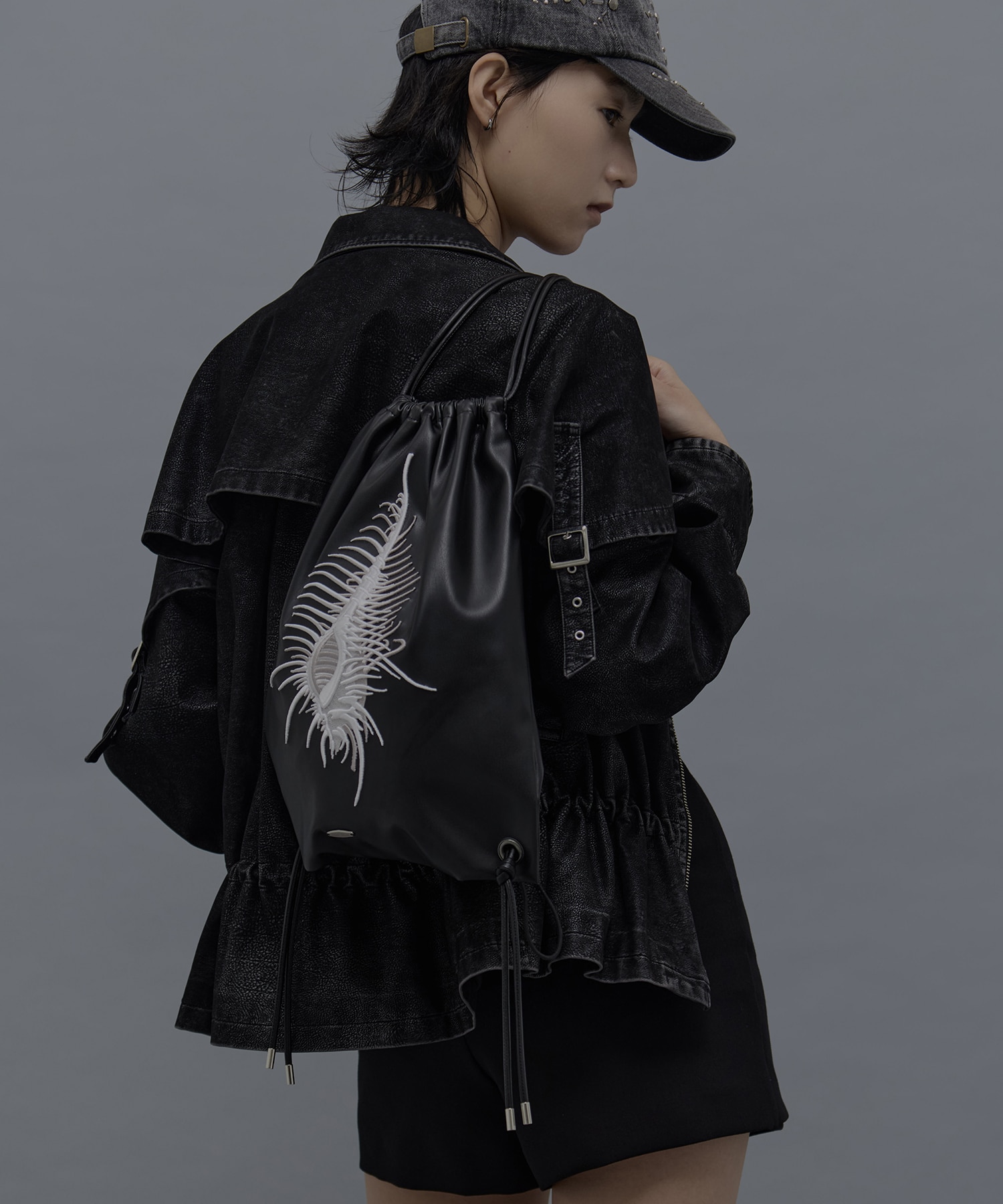 別注AKKIGAI drawstring backpack tanakadaisuke