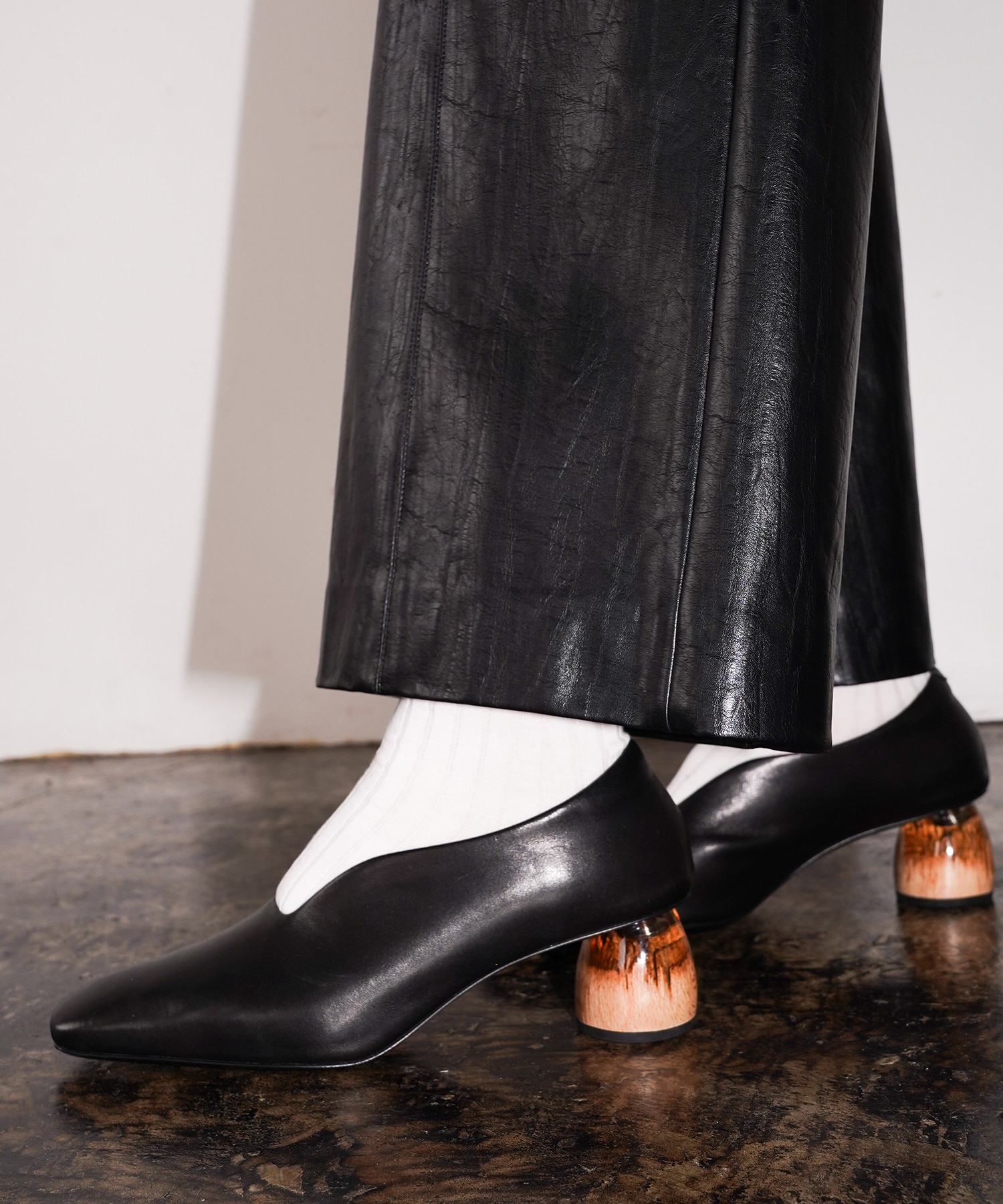 REVE LEATHER BOOTS ALM