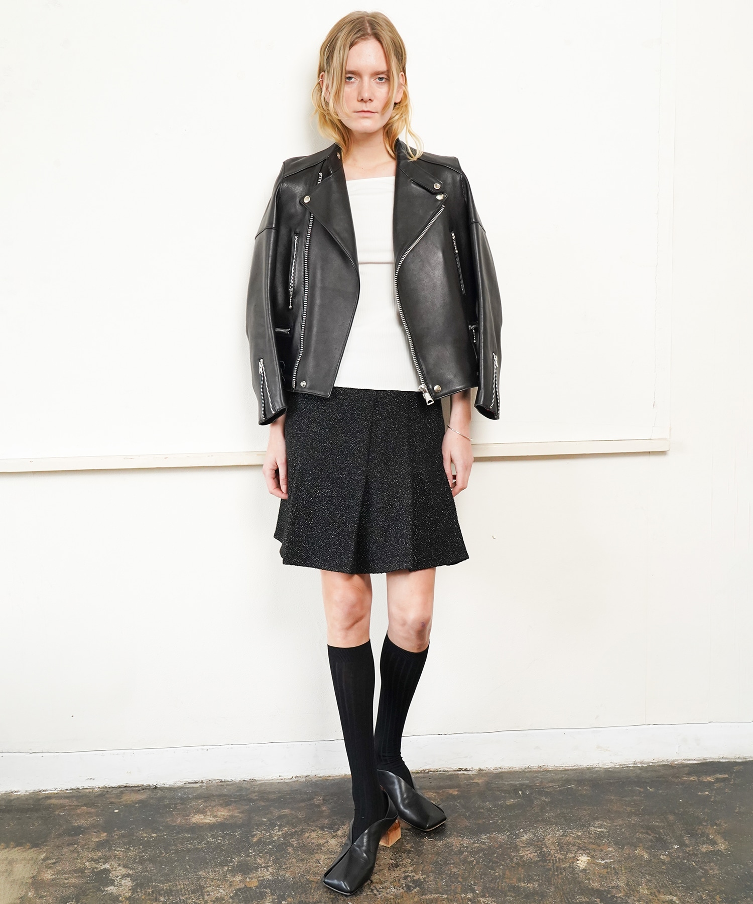 ERIN LEATHER PUMPS ALM