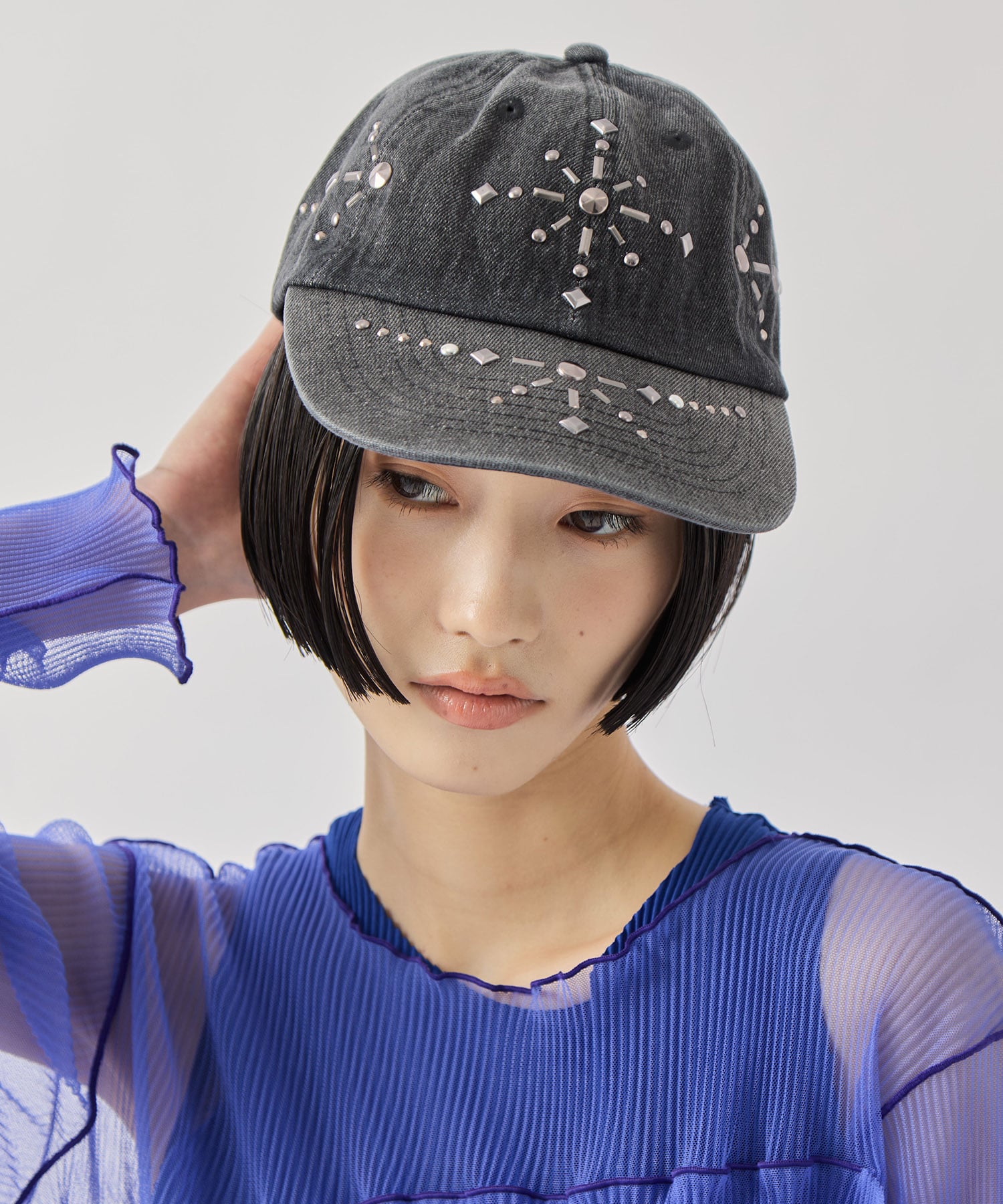 別注silver metal cross cap(FREE GREY): tanakadaisuke: WOMENS