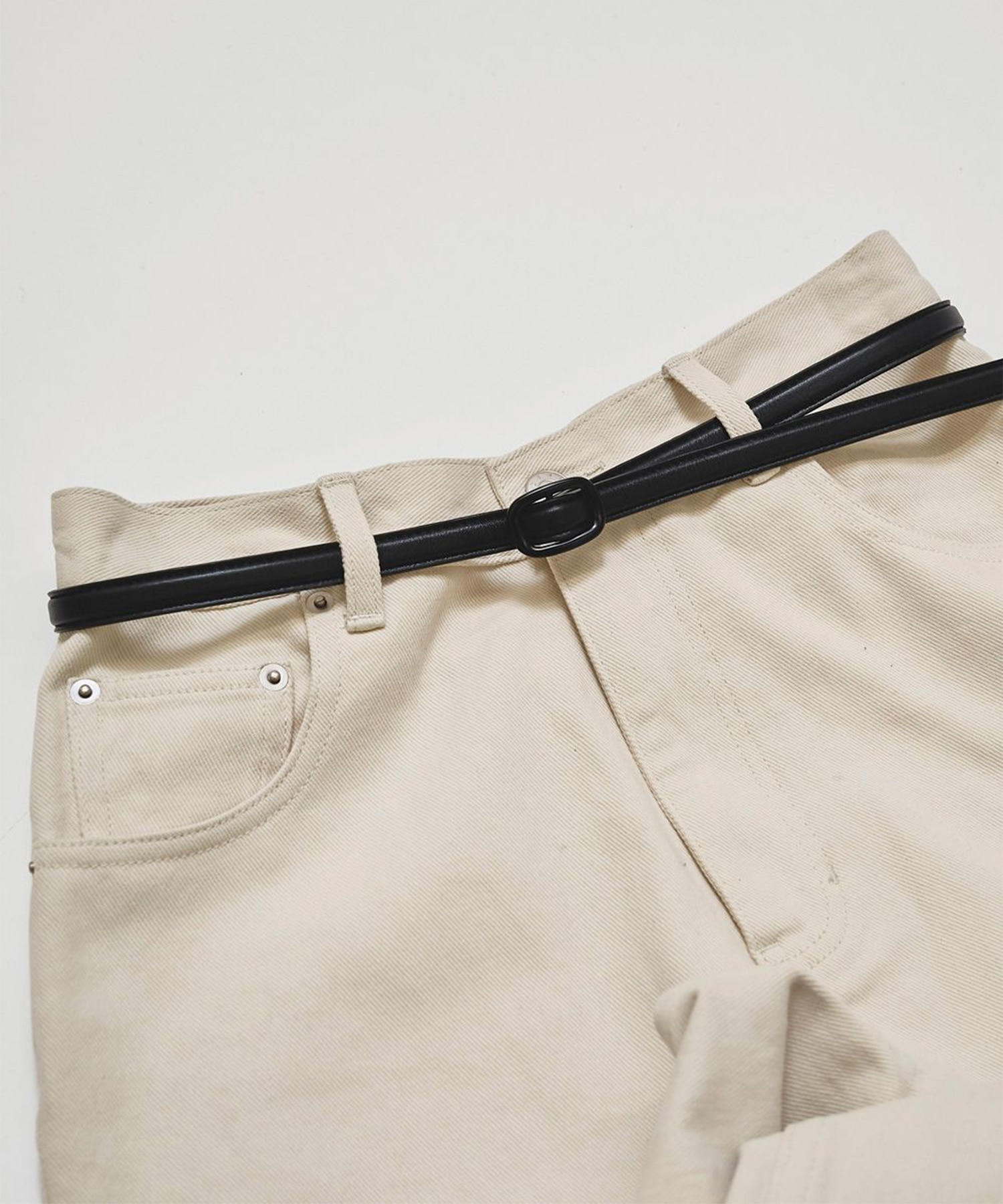 Narrow Leather Belt TODAYFUL