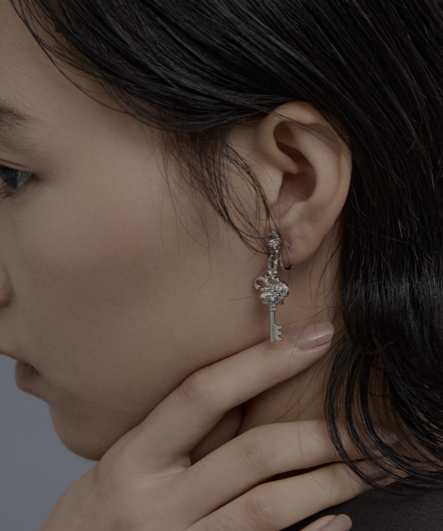 key ＆ lock earrings tanakadaisuke