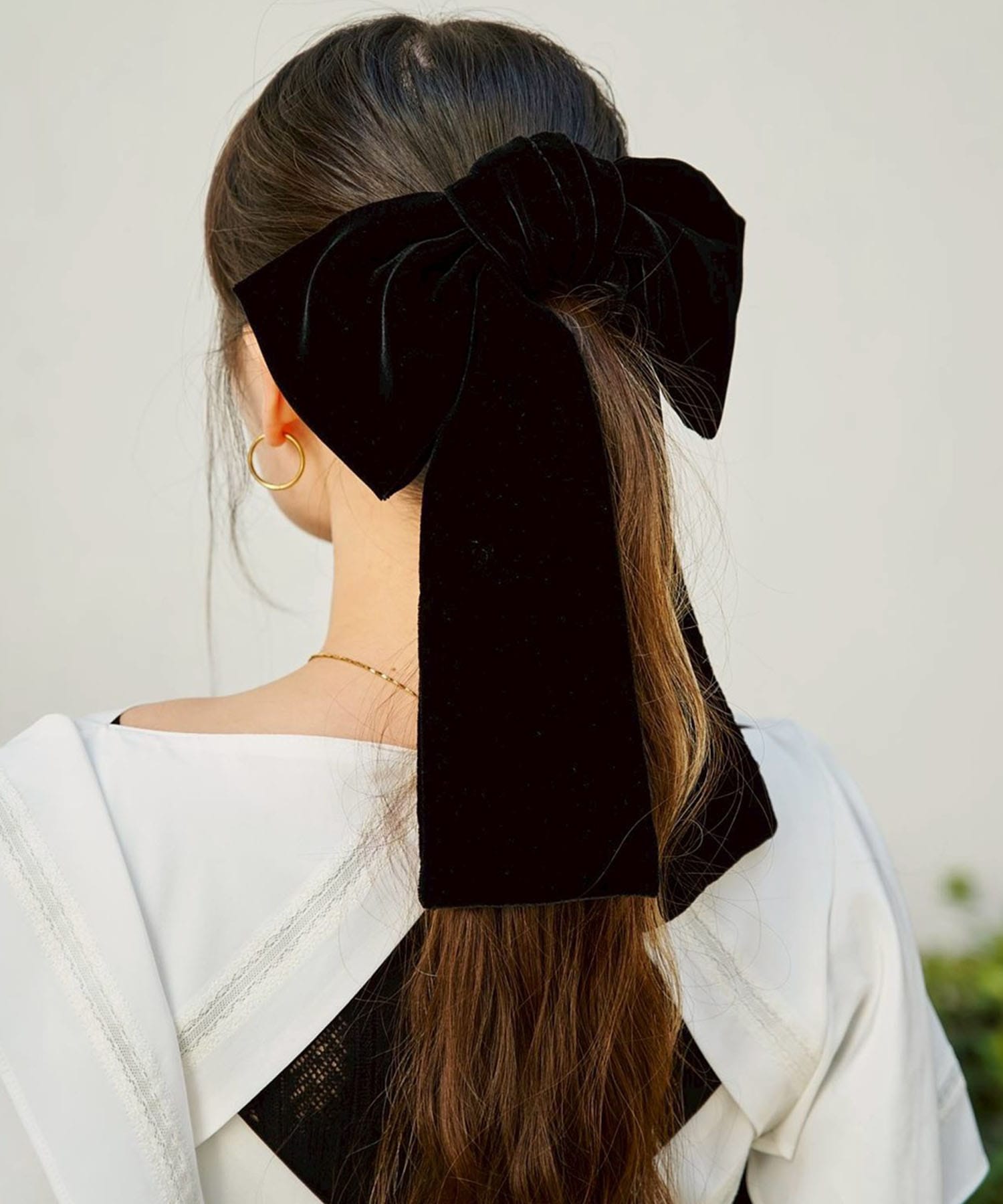 VELVET BOW HAIR CLIP(FREE BLACK): FETICO: WOMENS｜ STUDIOUS ONLINE