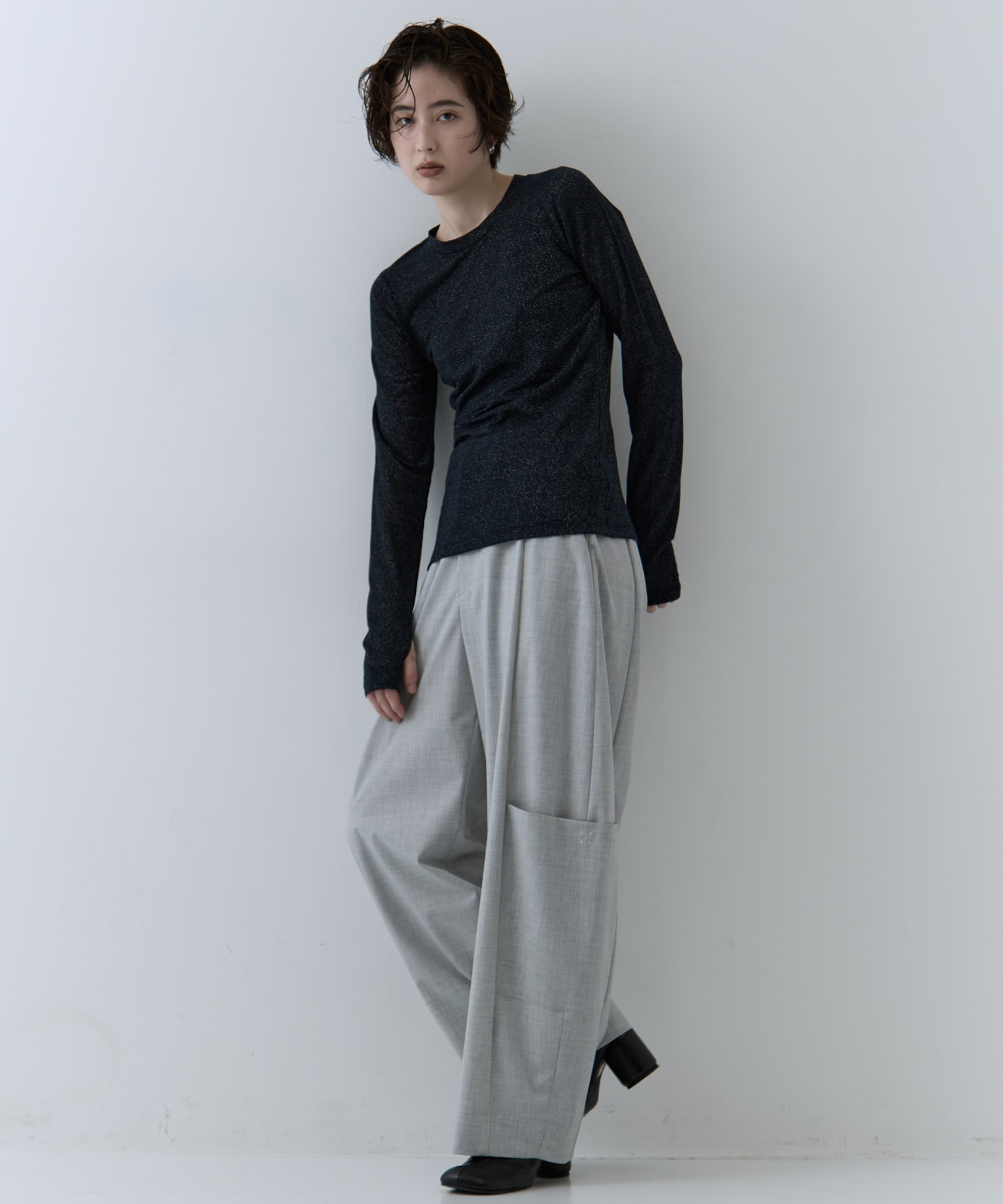 3way Camisole & Cashmere Long T STUDIOUS