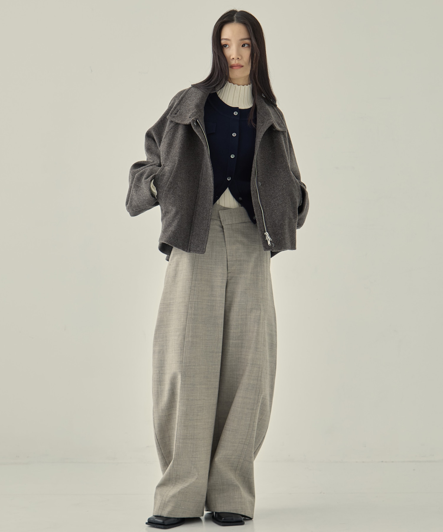 Silk Viscorse Wide Rib KT STUDIOUS