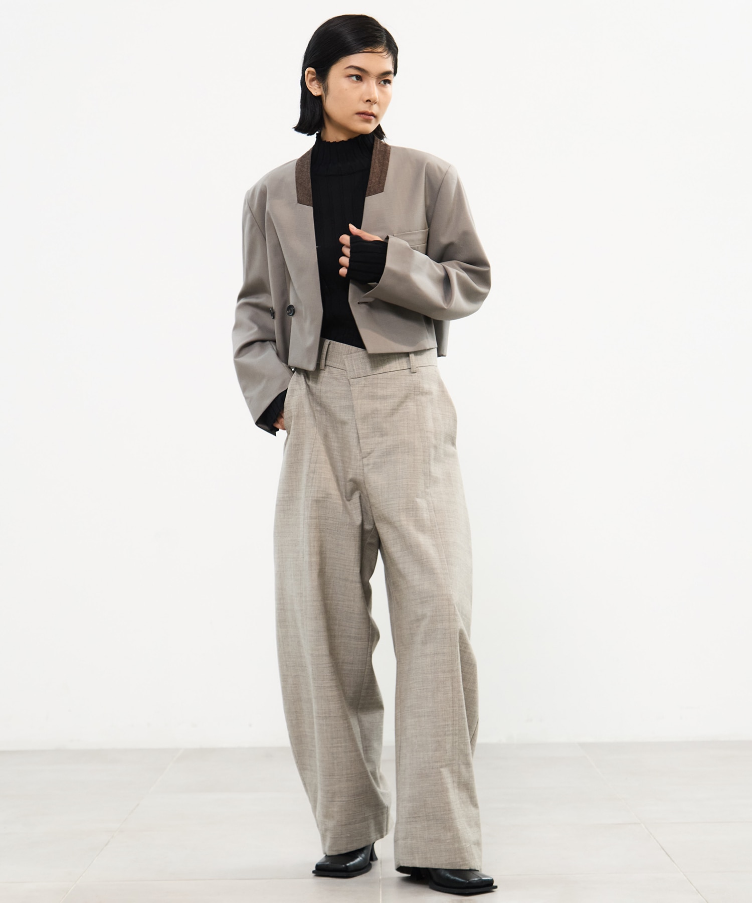 Silk Viscorse Wide Rib KT STUDIOUS