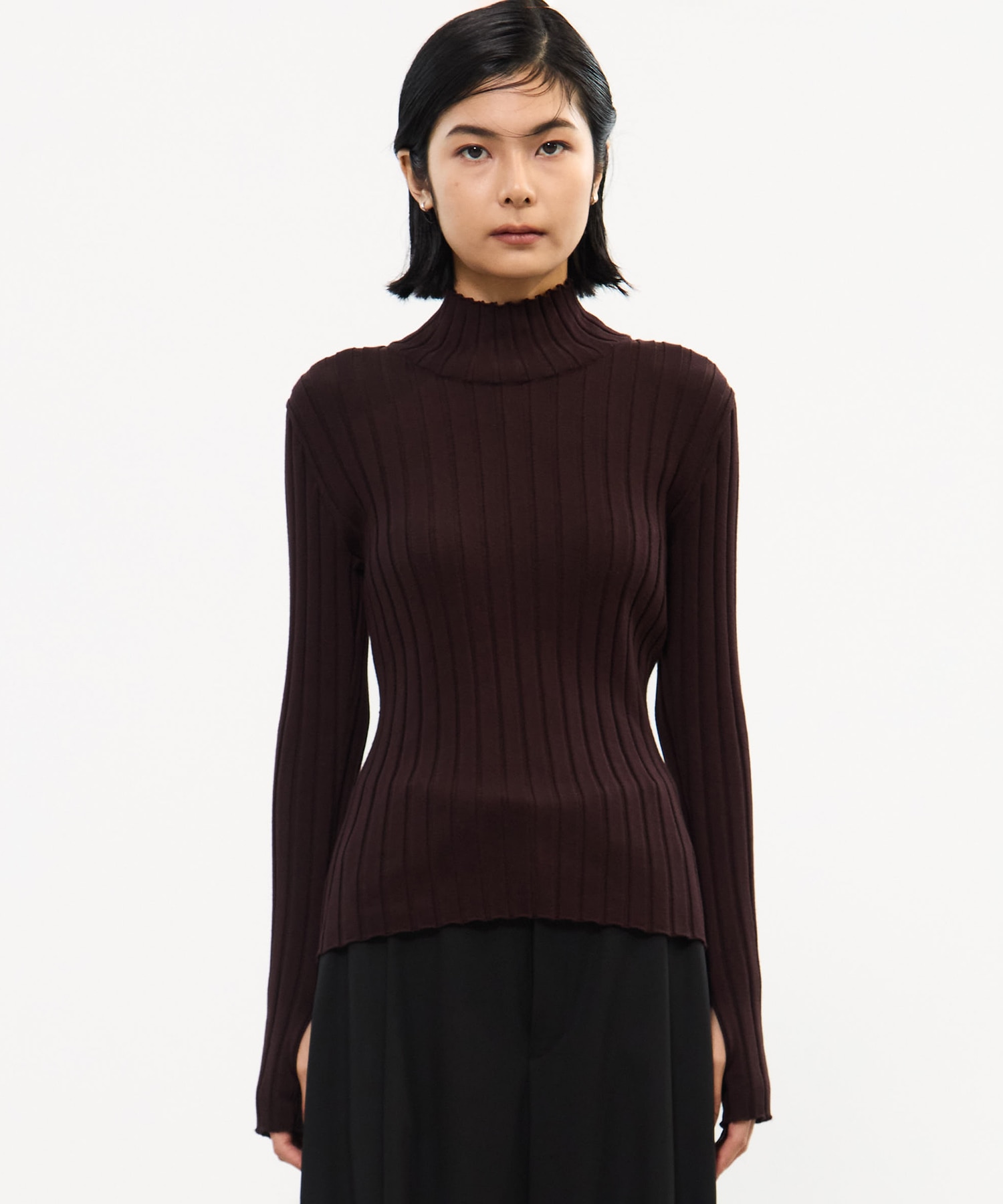 Silk Viscorse Wide Rib KT STUDIOUS