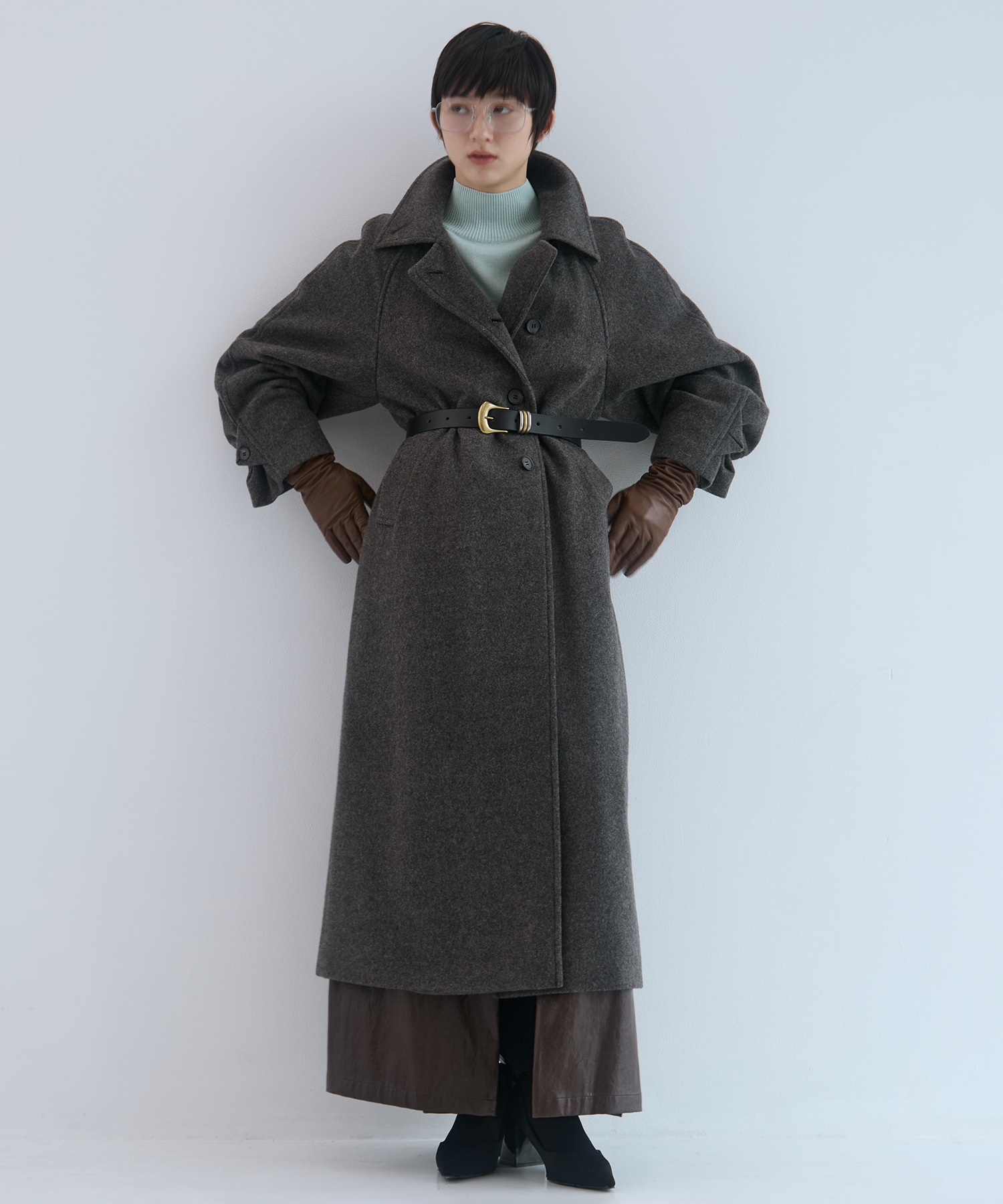 Merino Wool Turtle Neck Knit STUDIOUS