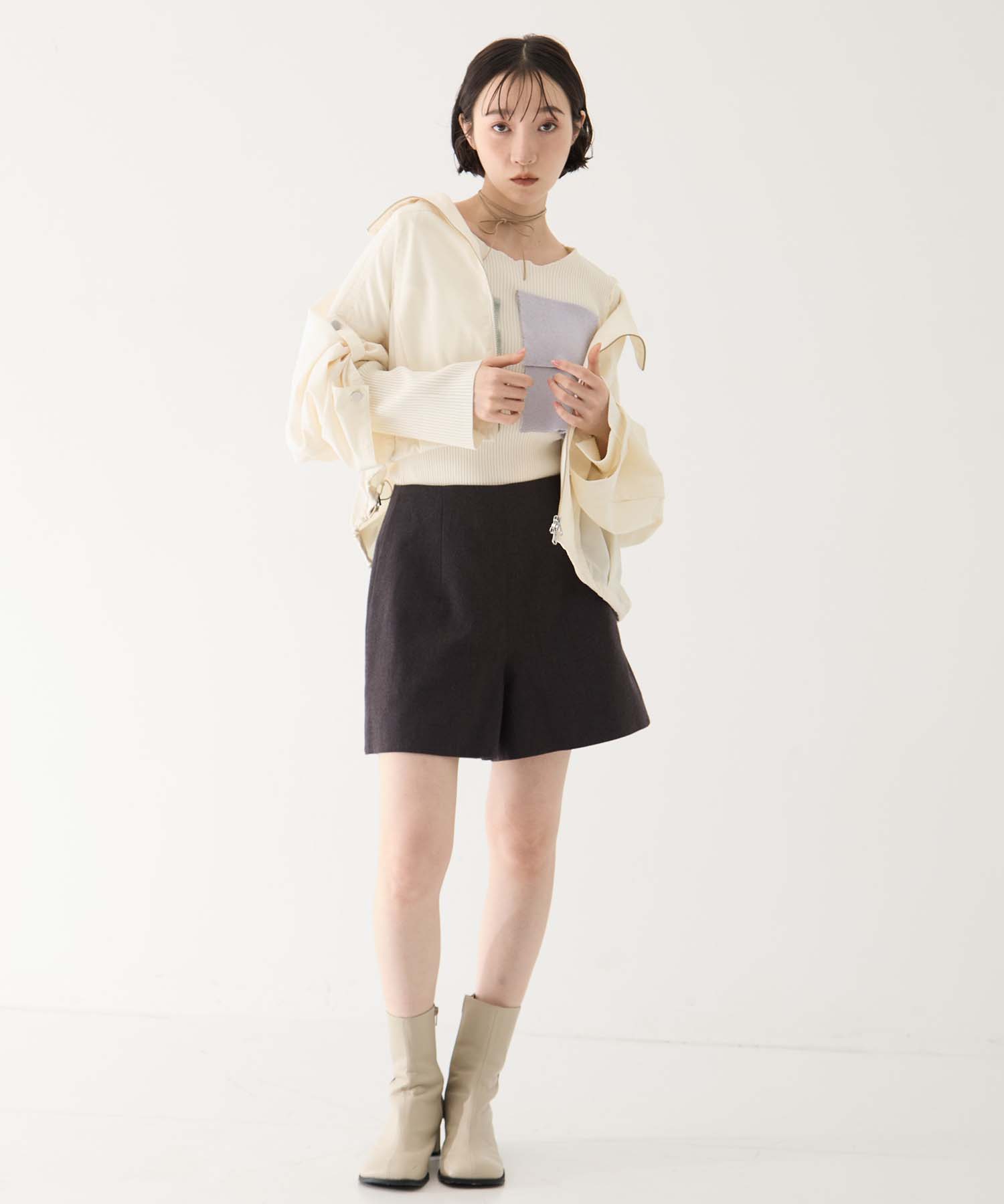 別注CREW NECK RIB KNIT kotohayokozawa