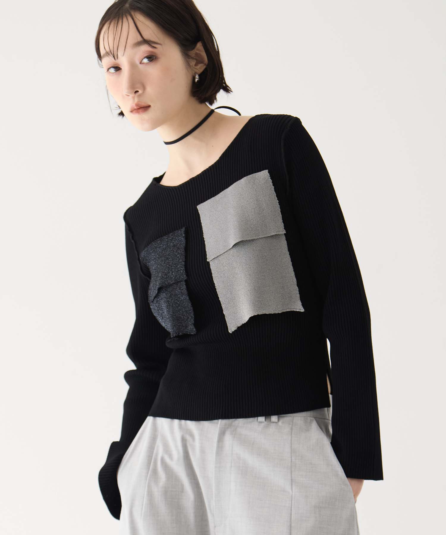 別注CREW NECK RIB KNIT kotohayokozawa