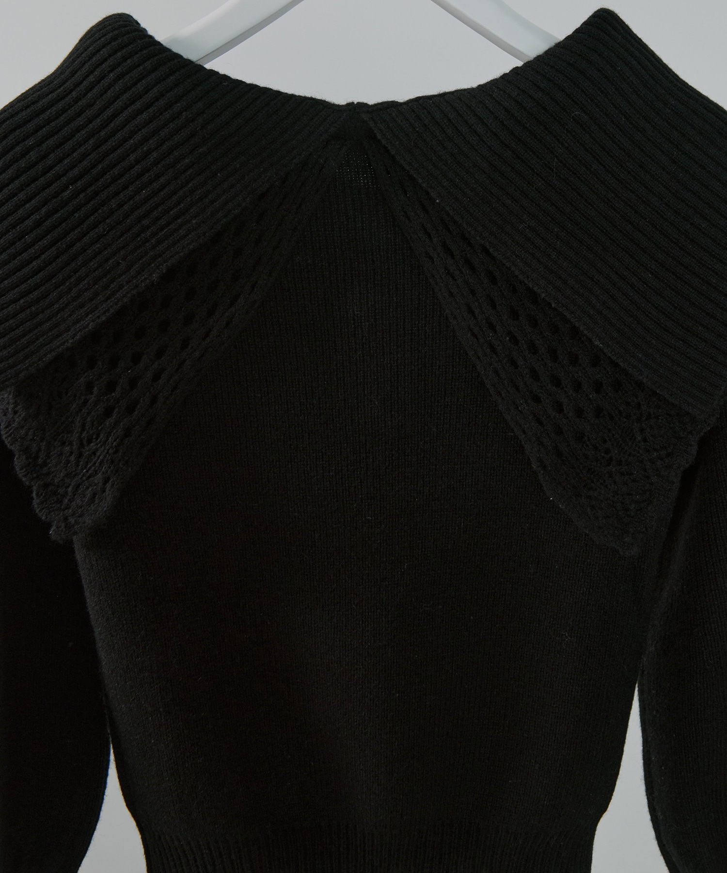 bijou tiara off-shoulder knit tanakadaisuke