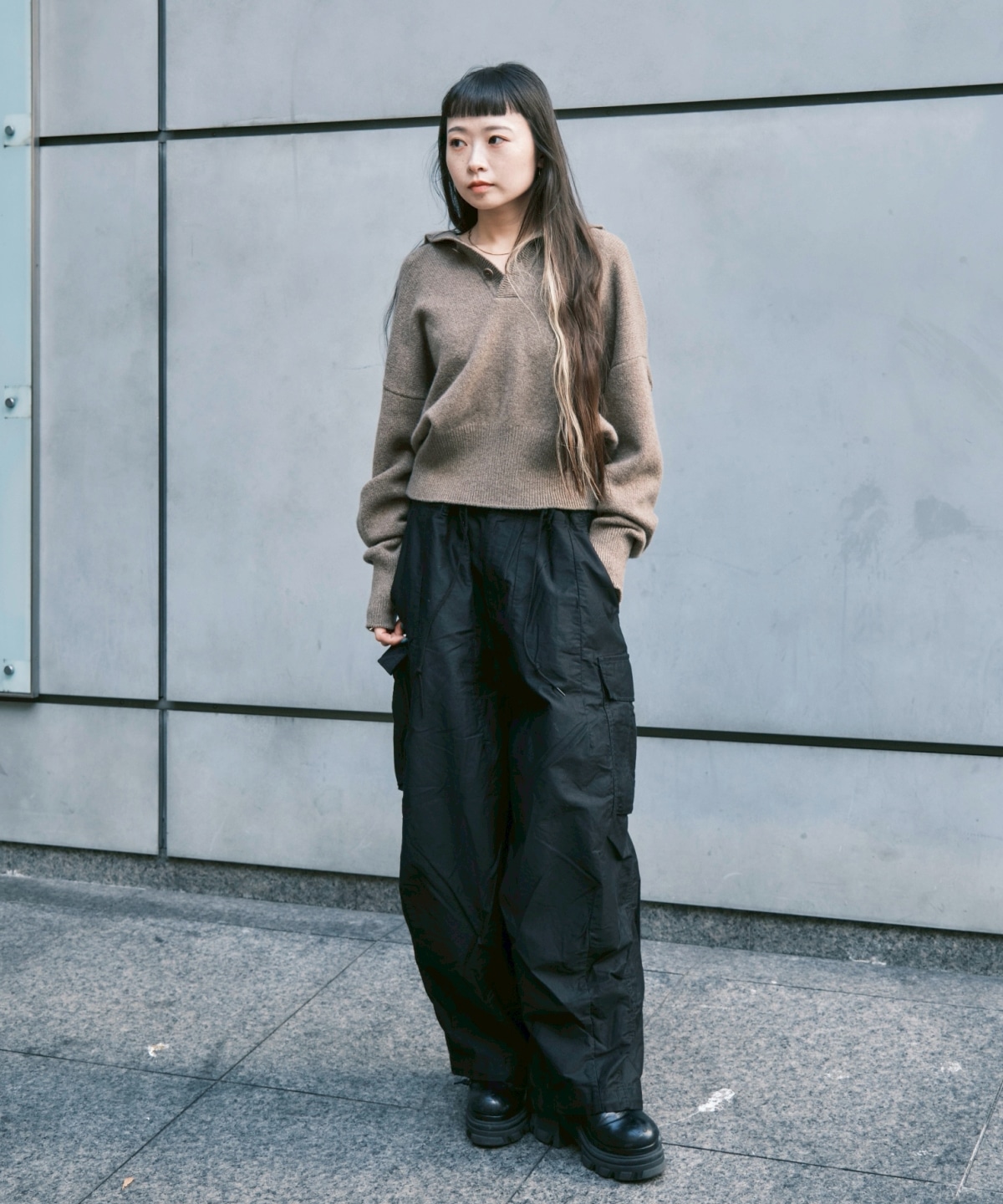 別注 SAILOR COLLAR KNIT ROUTINE