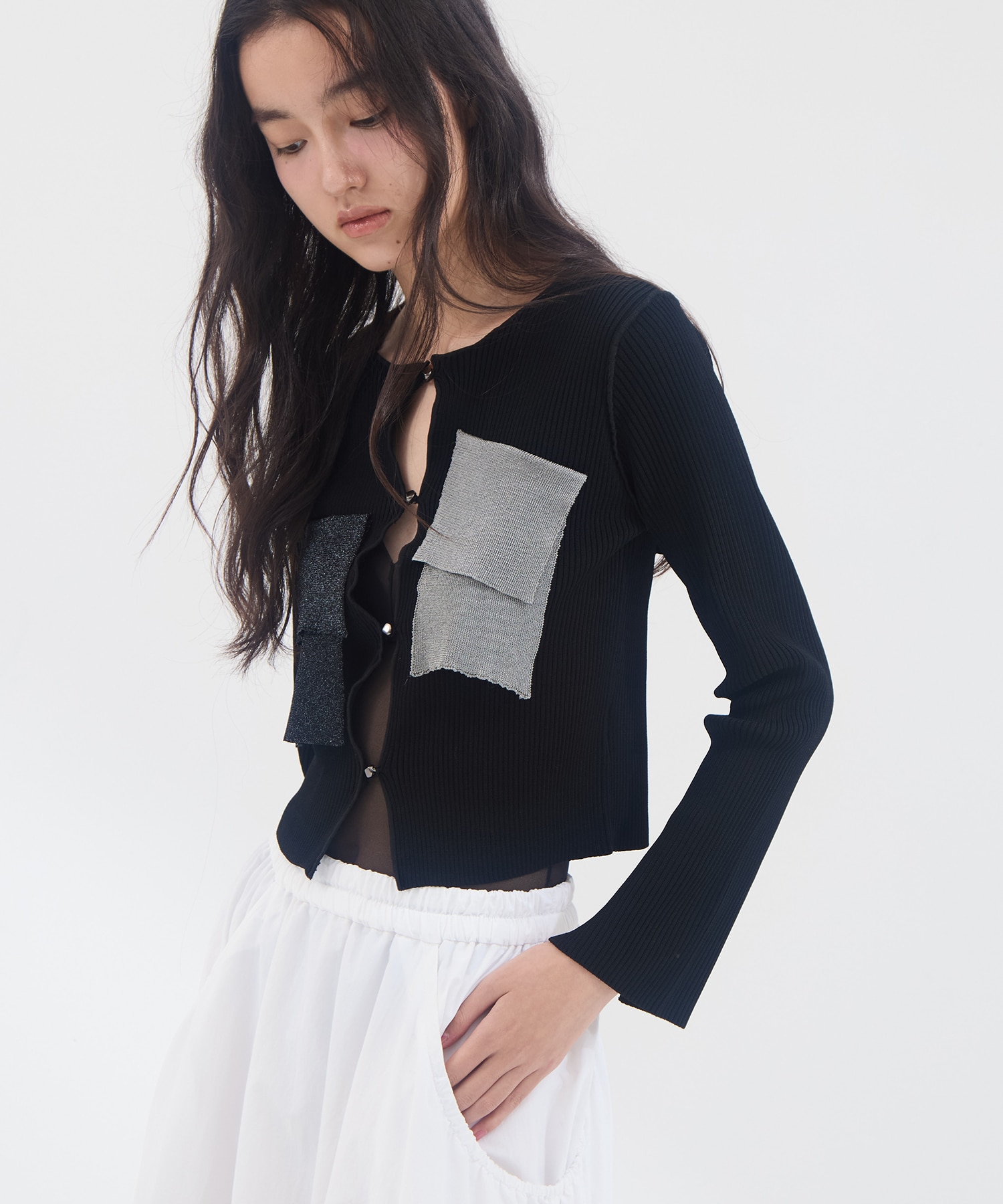 別注 RIB KNIT CARDIGAN kotohayokozawa