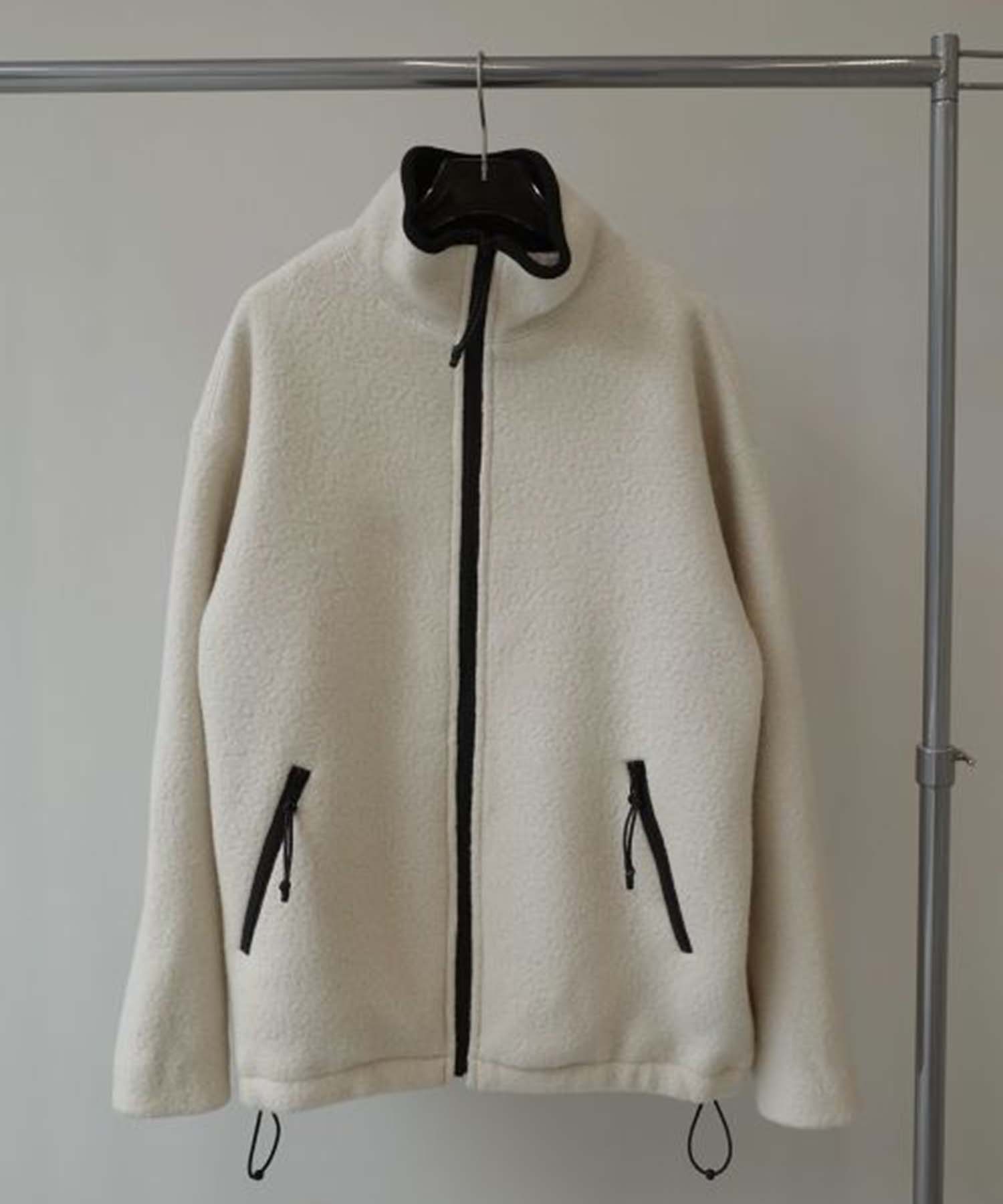 Wool Boa Zip Jacket TODAYFUL