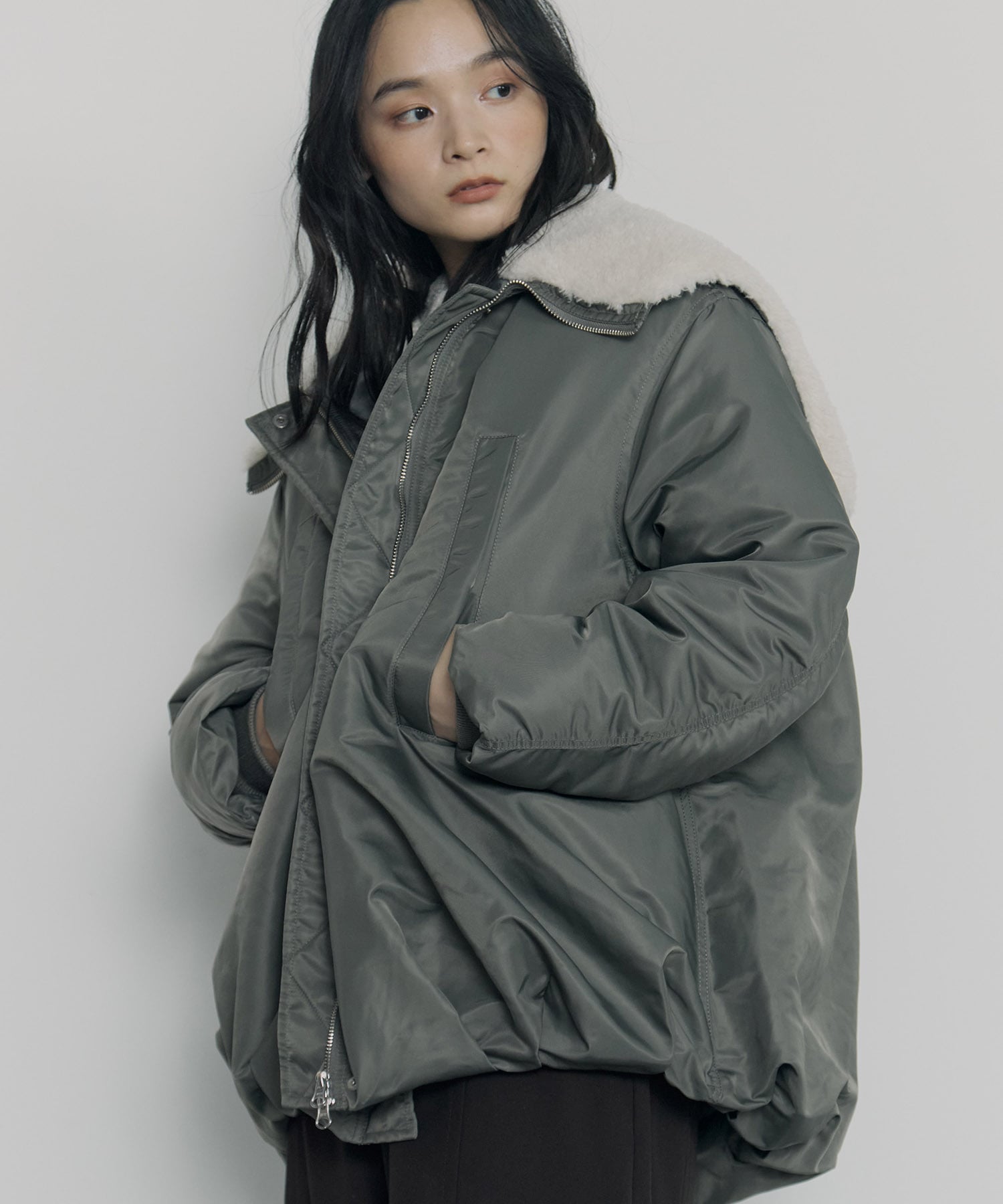 【WEB先行発売】別注BALLOON DESIGN HOODED N3B CLANE