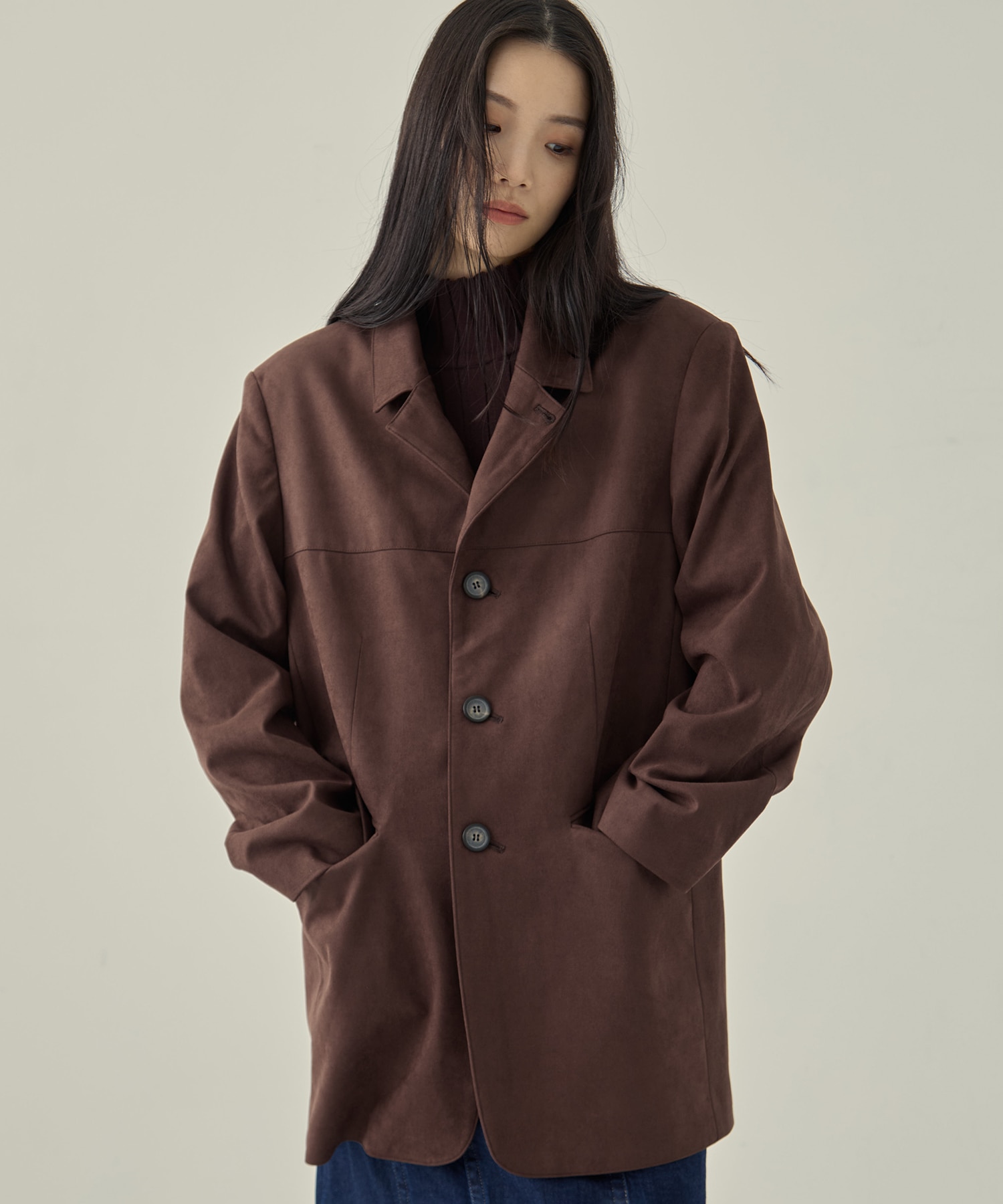 Soft Suede Over Jacket STUDIOUS