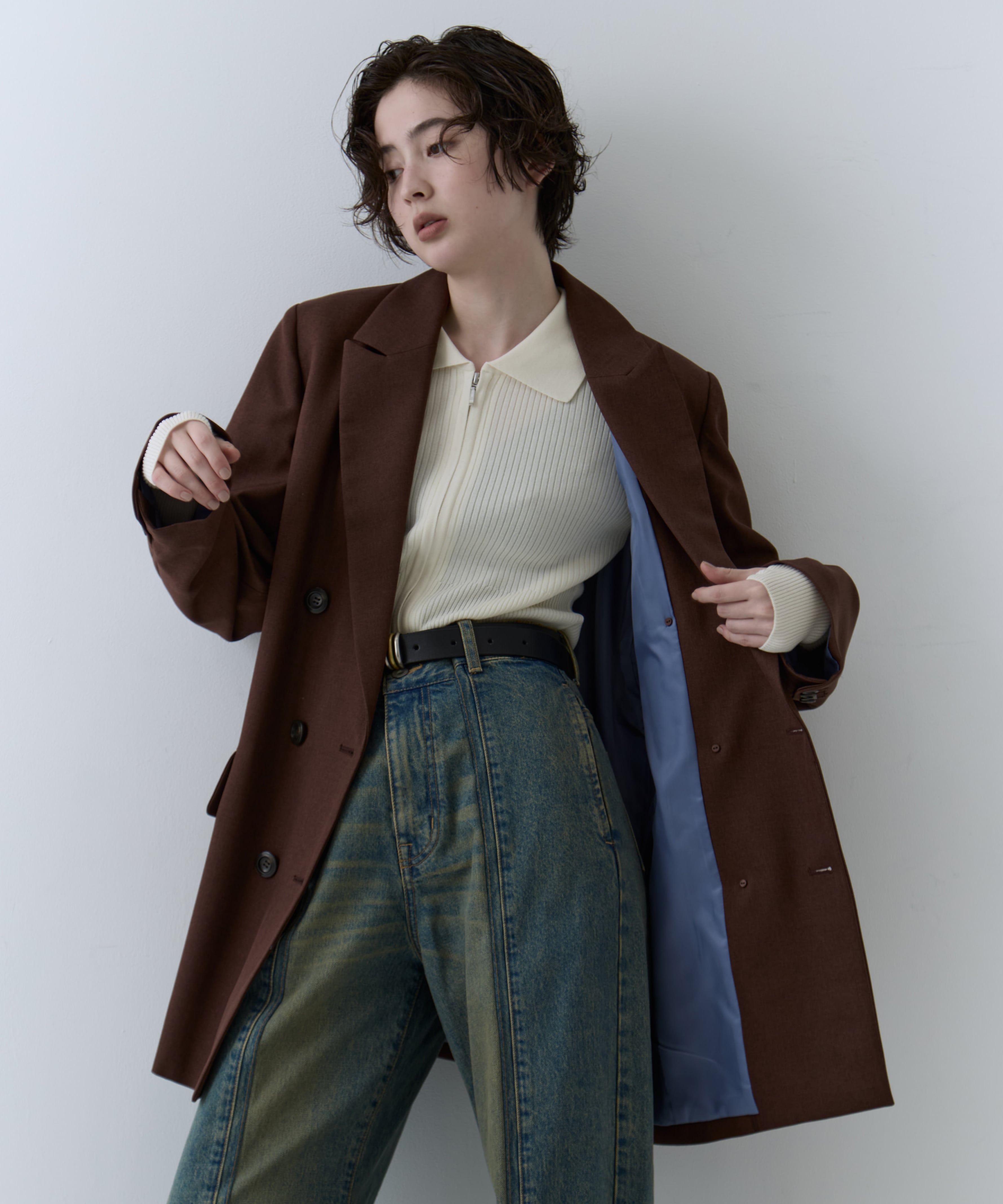 UND YOKE DESIGN JACKET AMERI