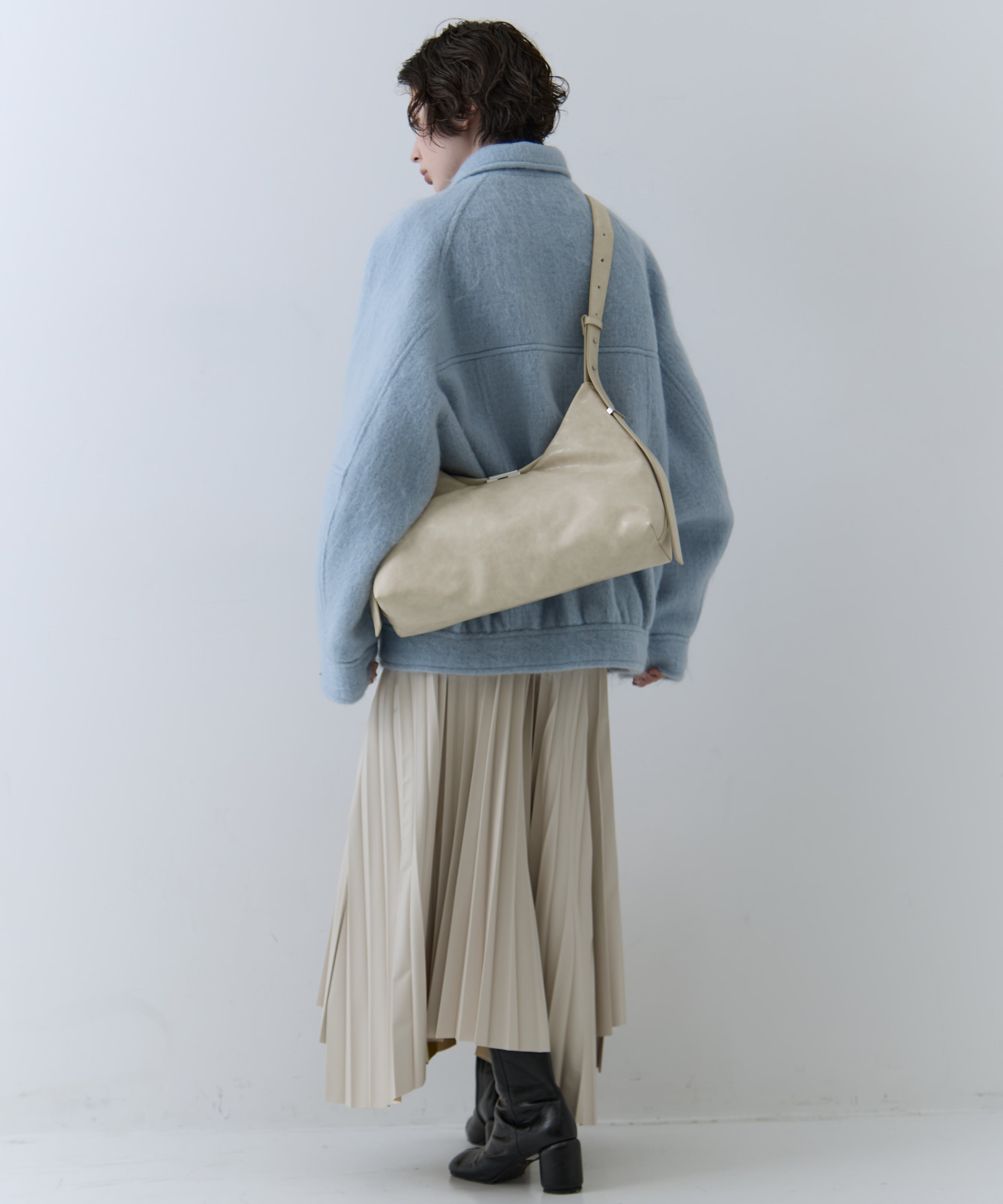 UND MOHAIR SHAGGY FLIGHT JACKET AMERI