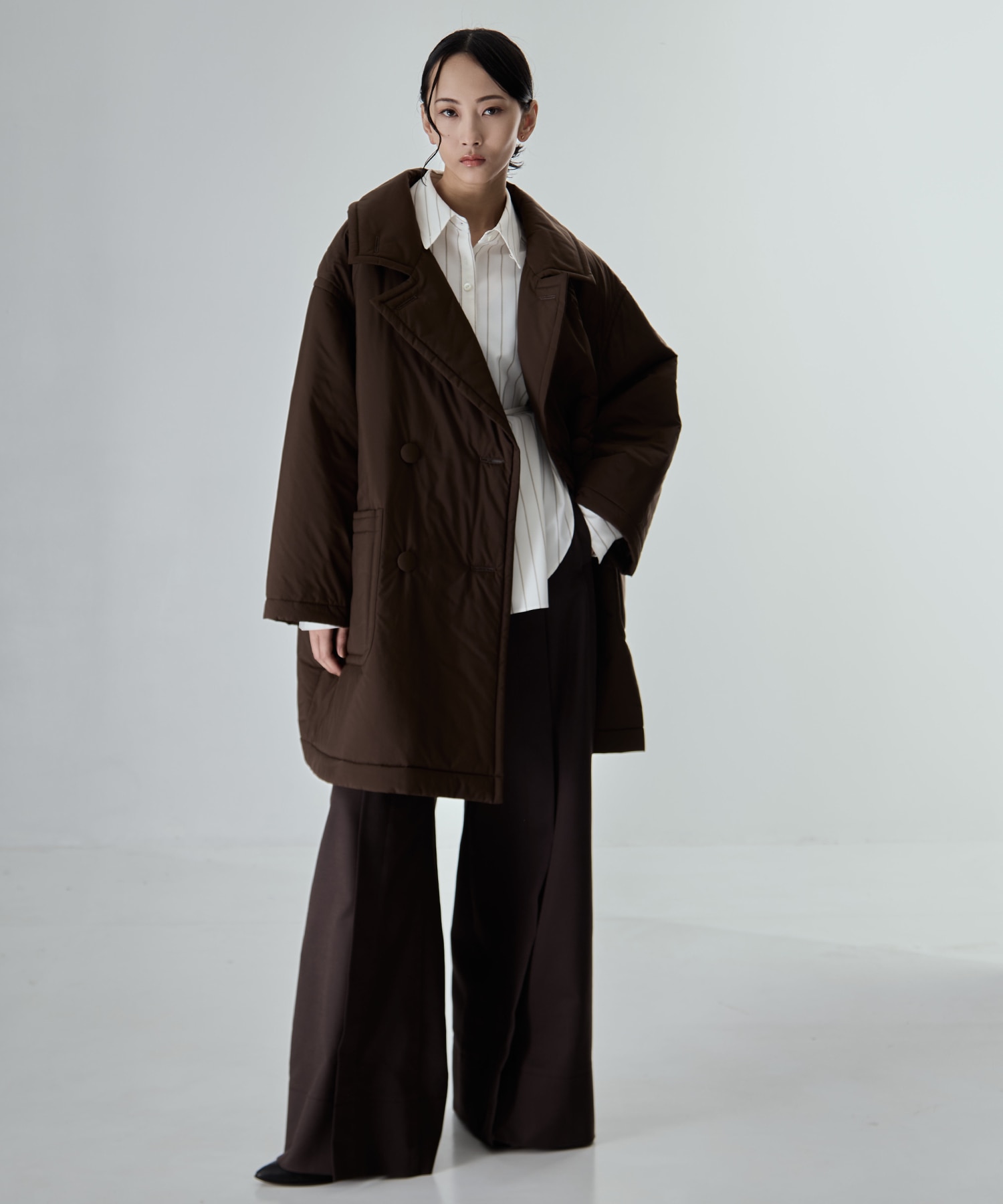 PADDED BUTTON COAT STUDIOUS