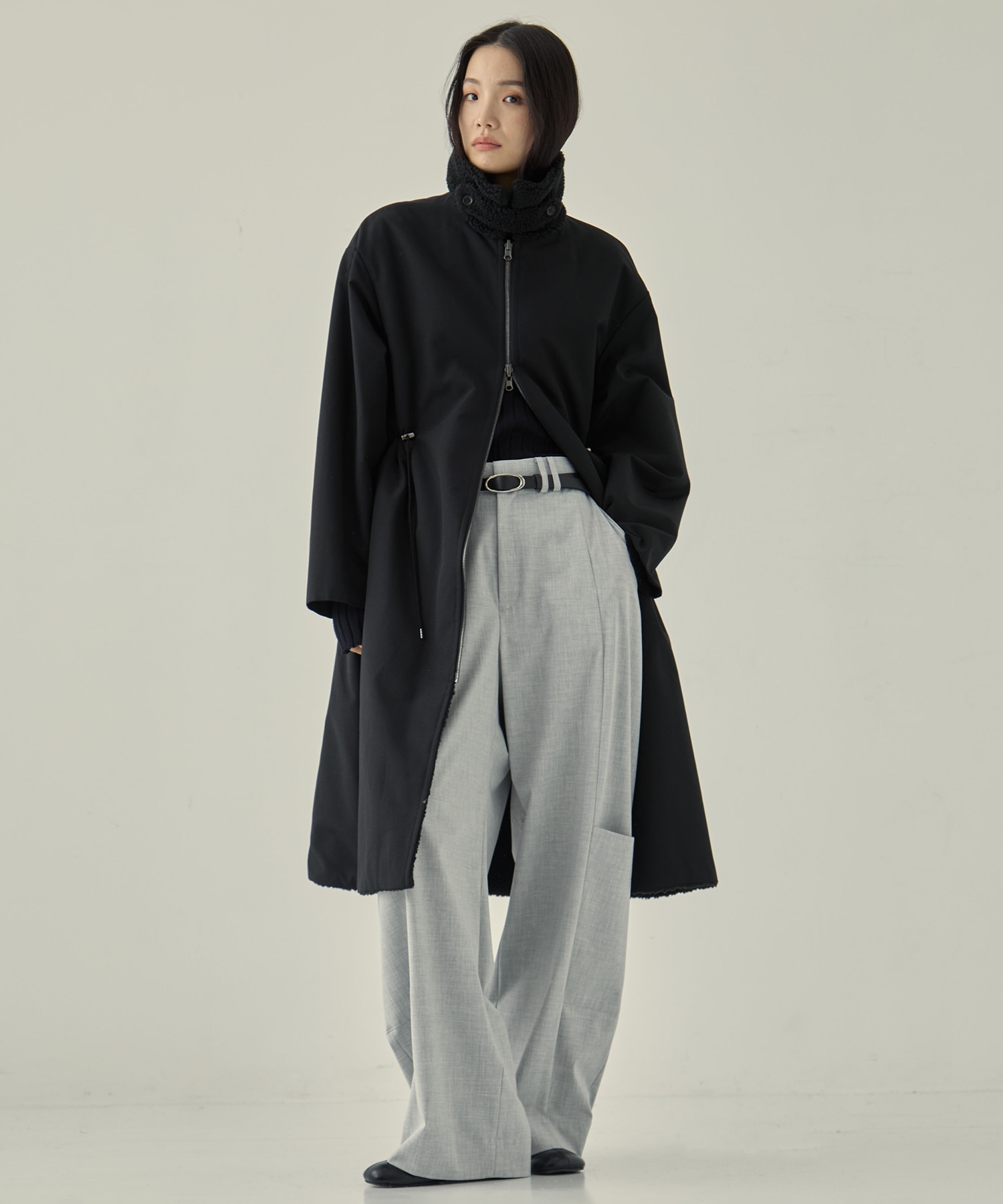 リサイクルシェルタフタ×ボア(ロング) VACHEMENT