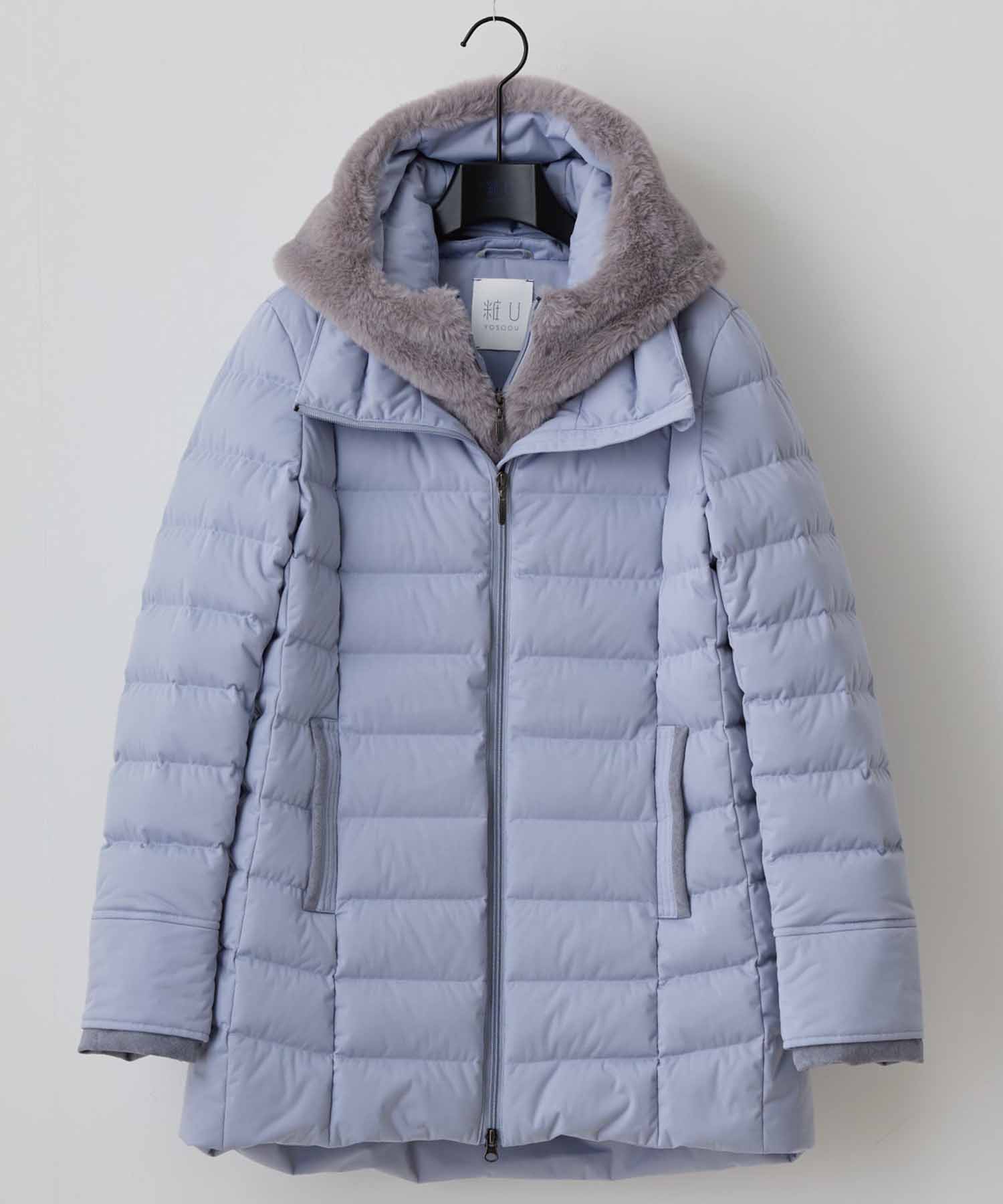 2way Fur Linen Hood Coat YOSOOU