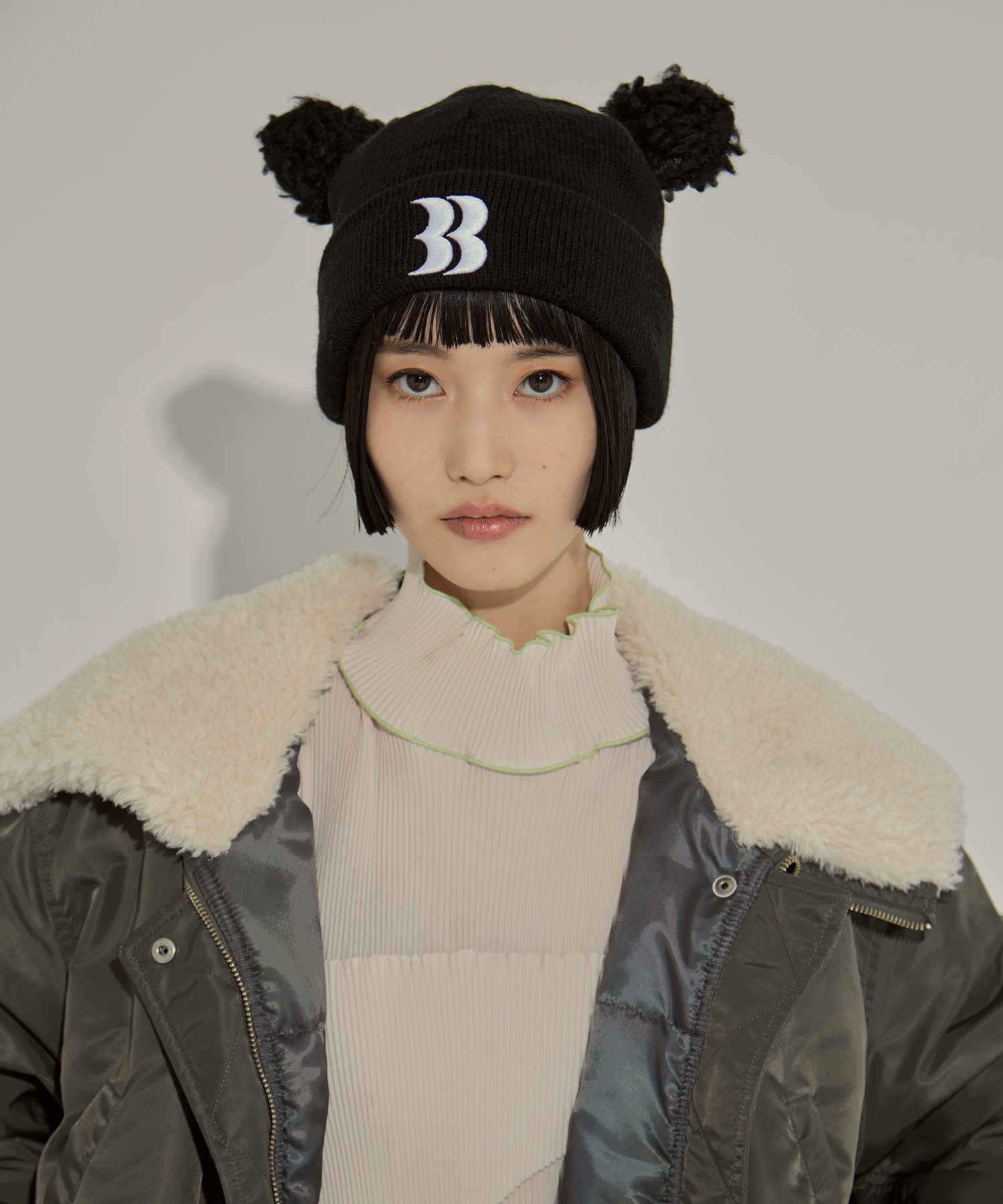 Removable Bear Ear Beanie BASICKS
