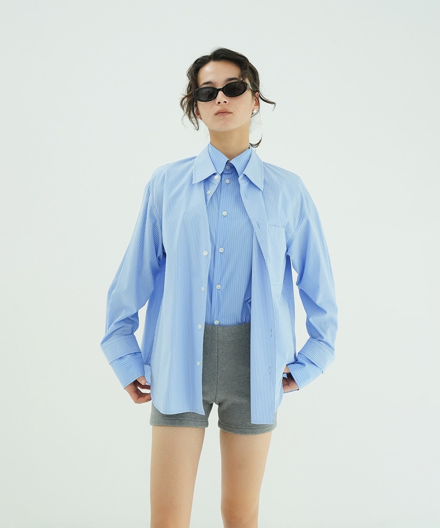 TWO TONE LAYERED SHIRTS CLANE