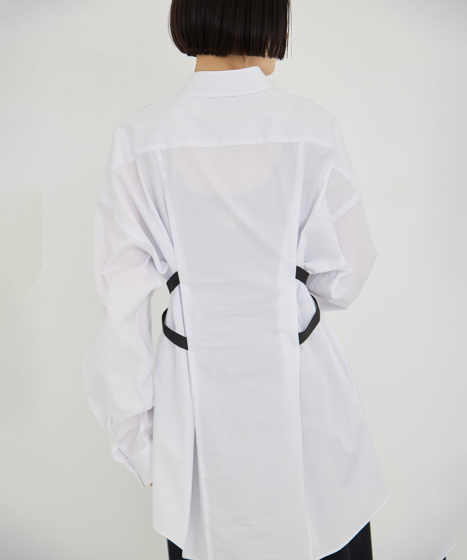 COTTON SATIN OVERSIZED SHIRT JOHN LAWRENCE SULLIVAN