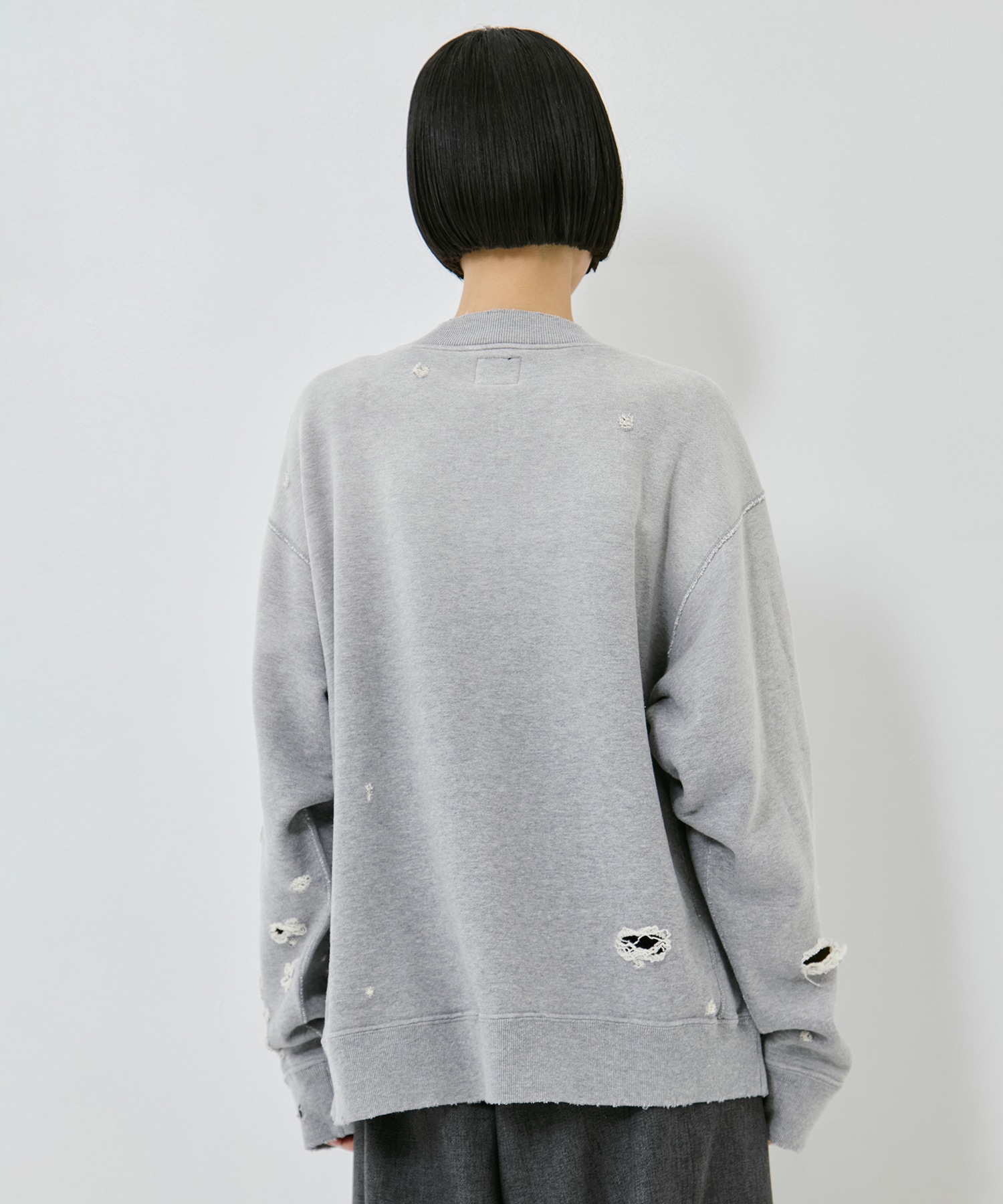 Deconstructed Zipped Sweat Needles