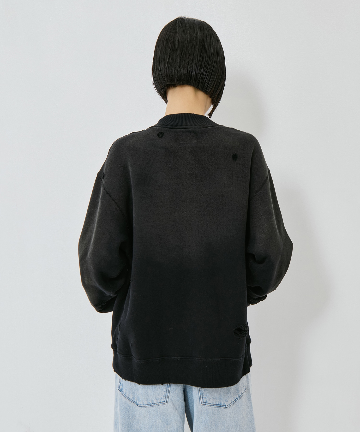 Deconstructed Zipped Sweat Needles