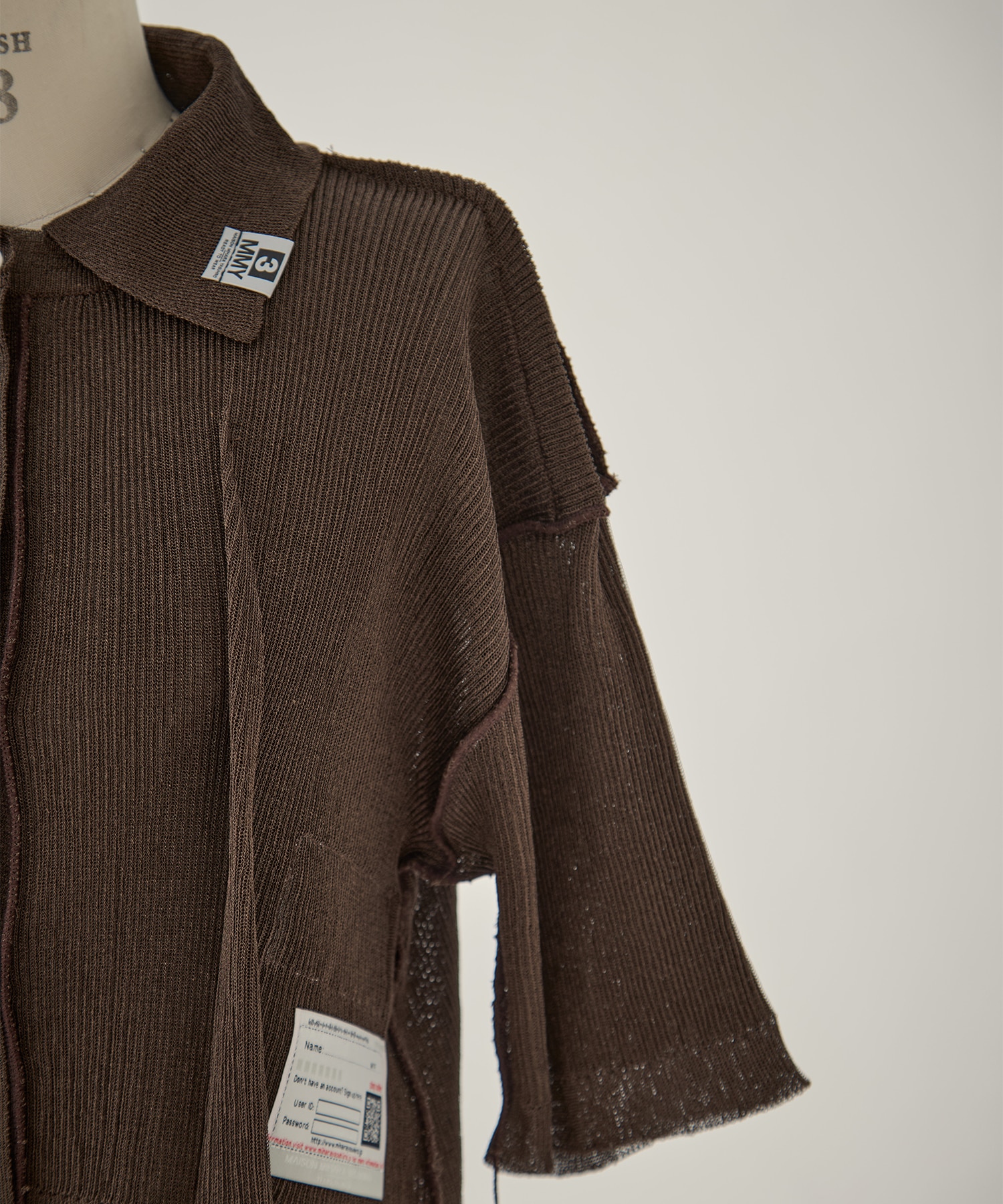 GLITTER KNIT INSIDE OUT CD Maison MIHARA YASUHIRO