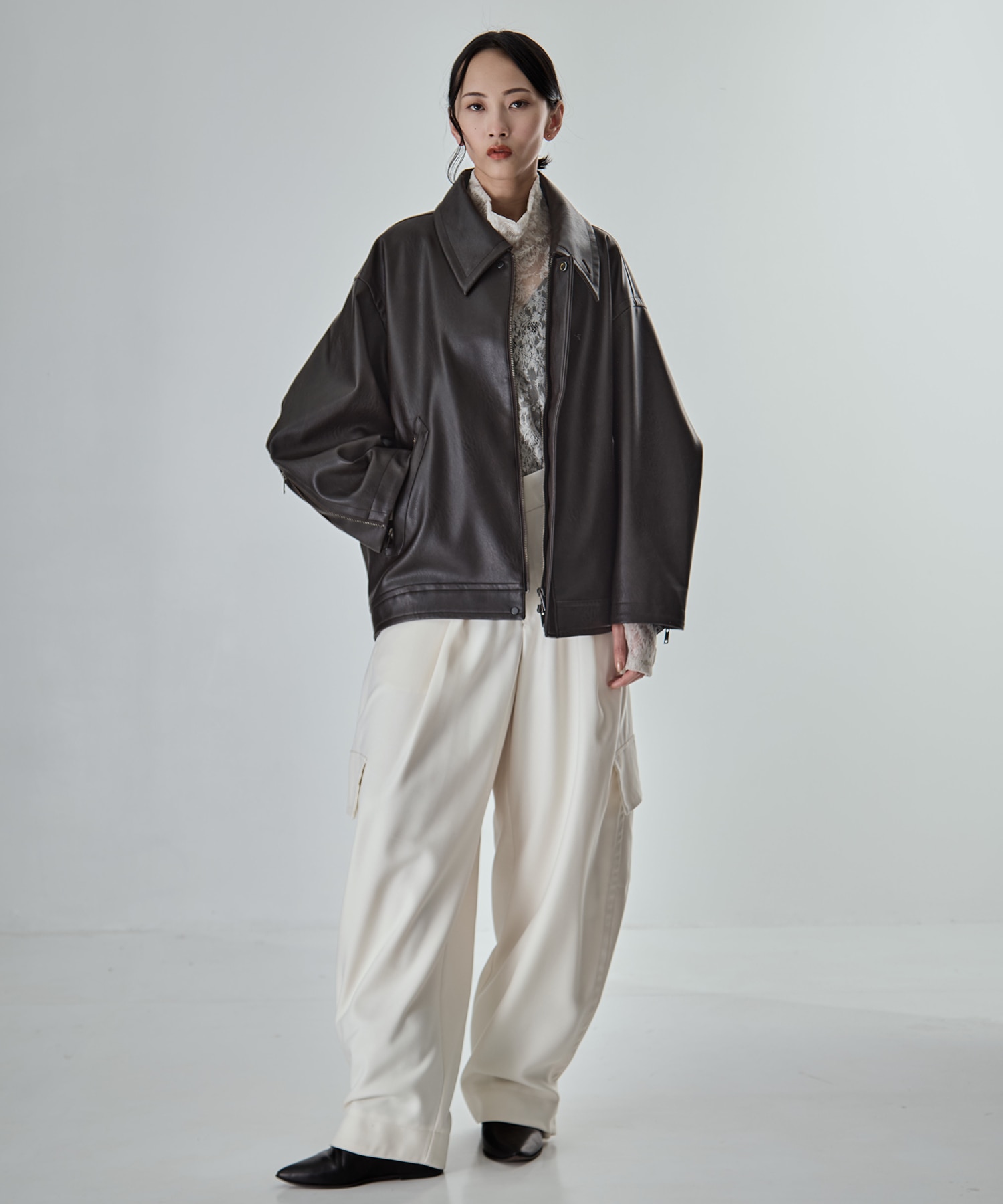 Barrel Leg Cargo Trousers STUDIOUS