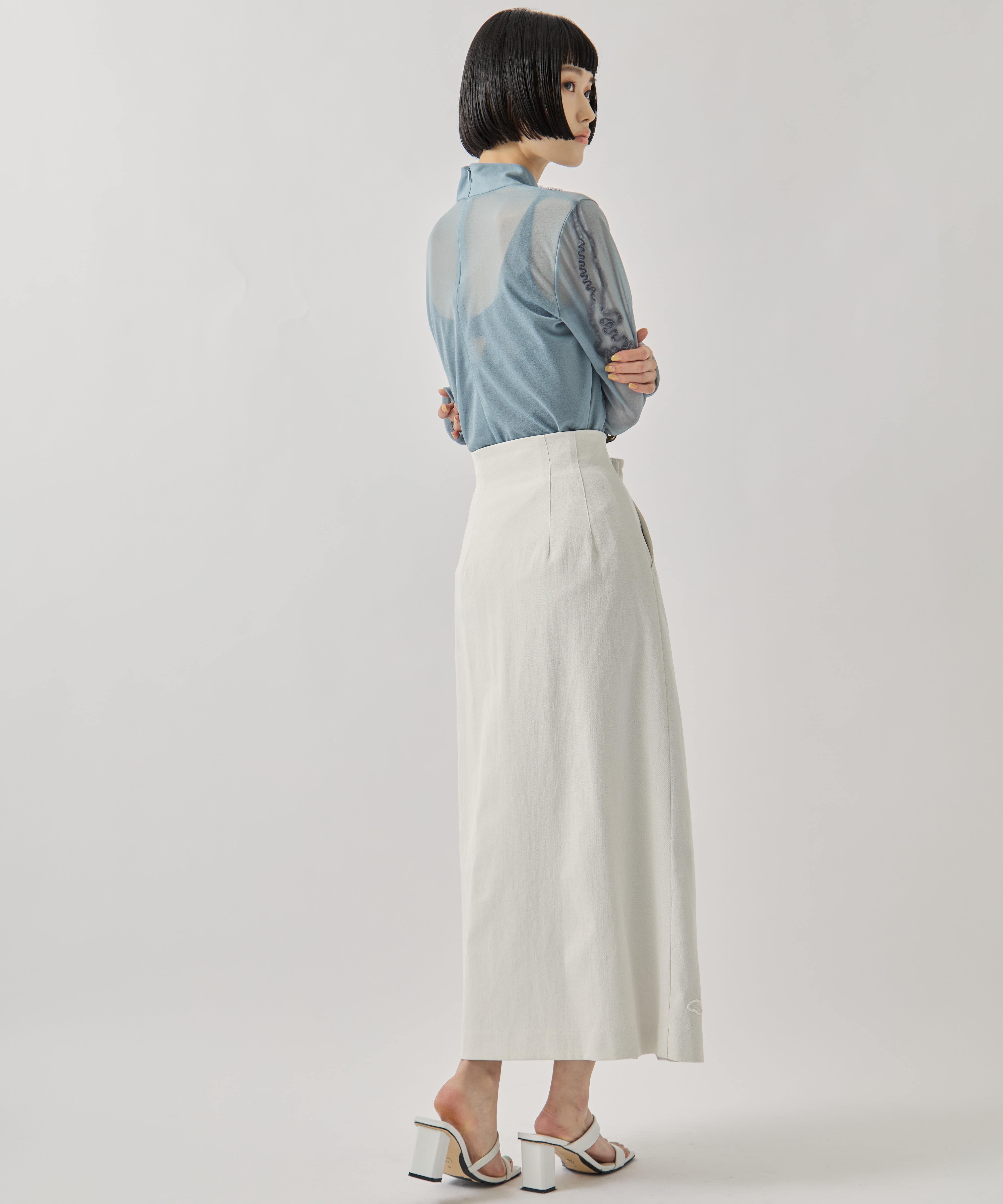 別注Cucurbita embroidered skirt MURRAL