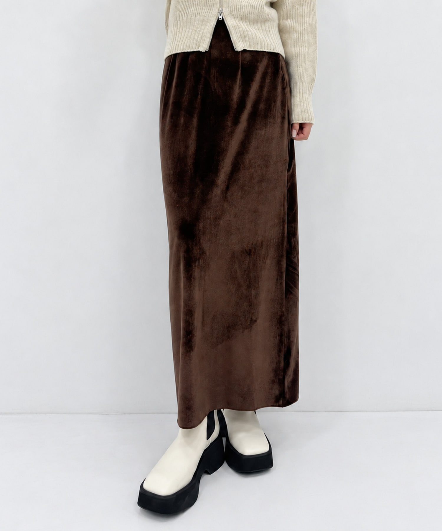 Velour Smooth Skirt STUDIOUS