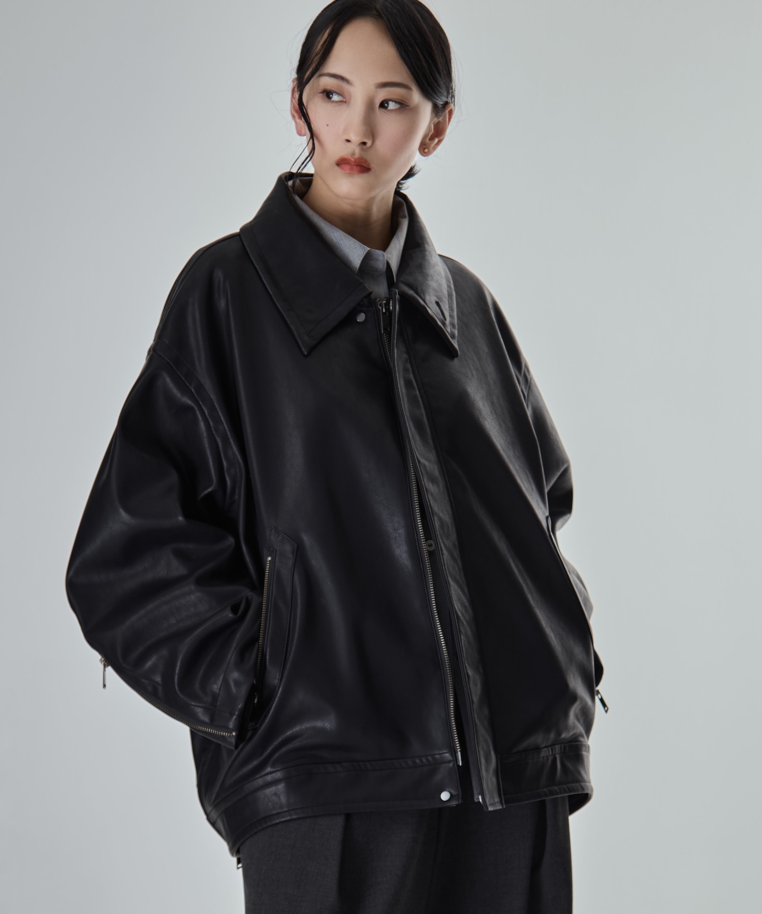 Vintage Leather Blouson STUDIOUS