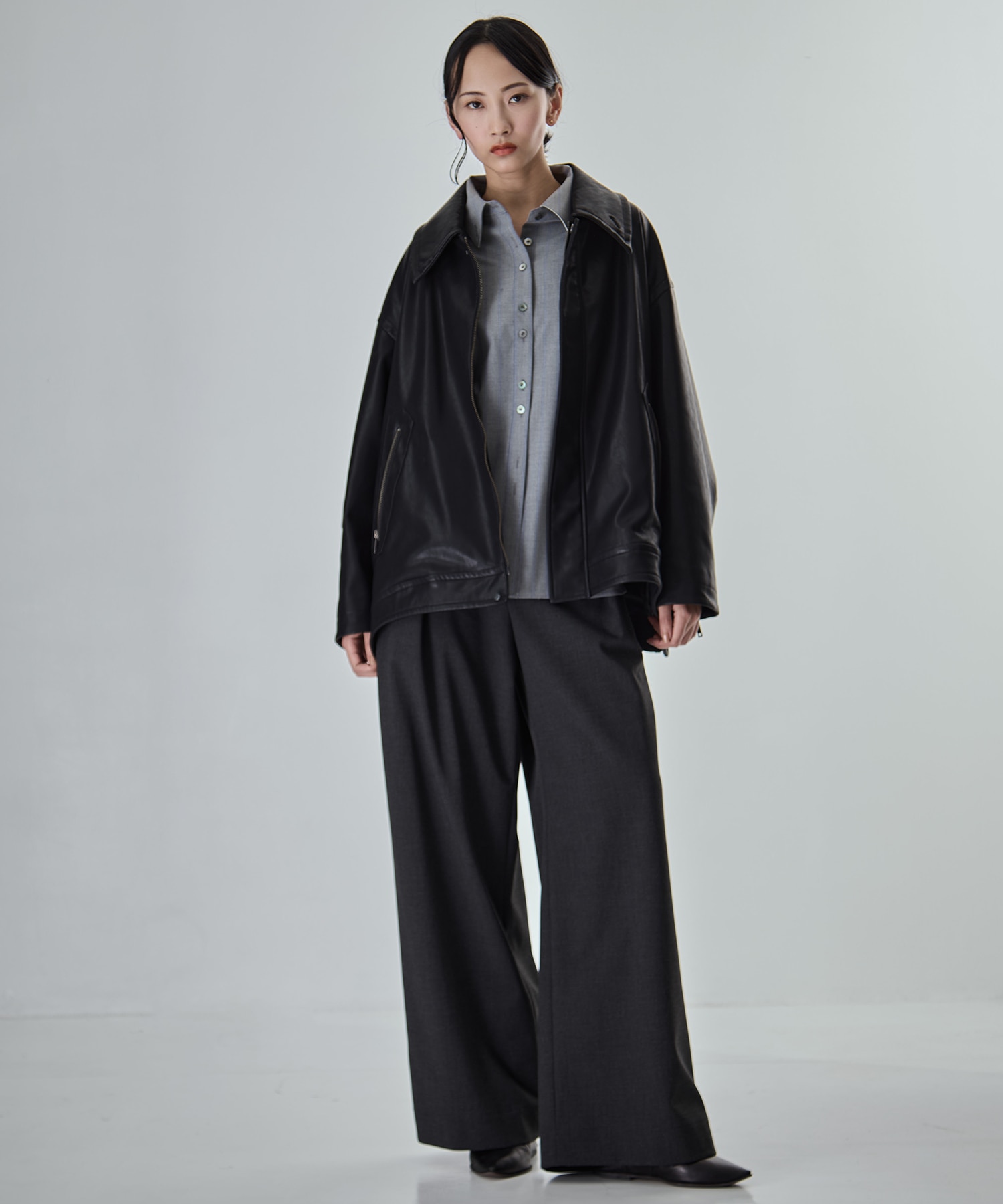 Vintage Leather Blouson STUDIOUS