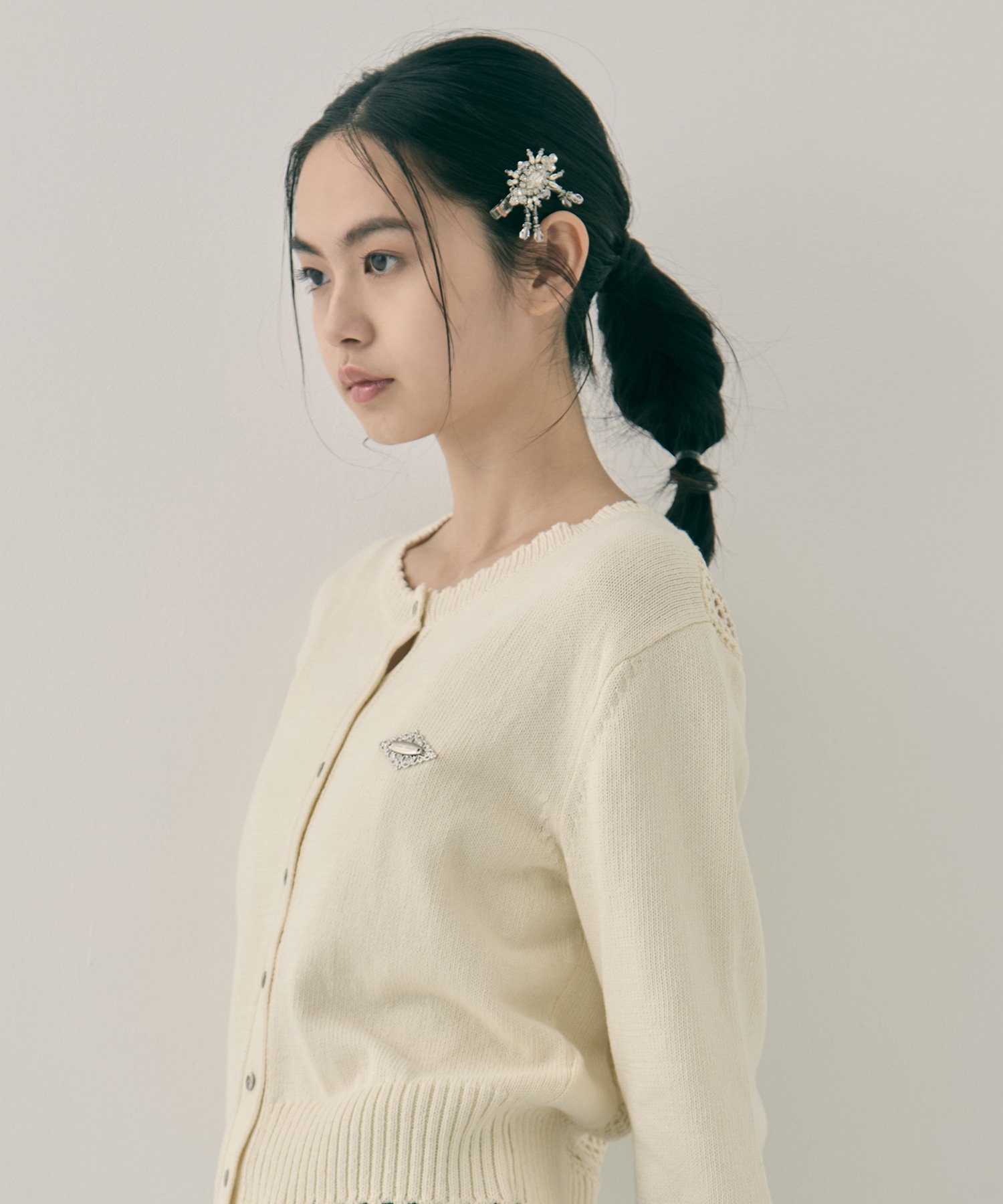 crystal hair clip left tanakadaisuke