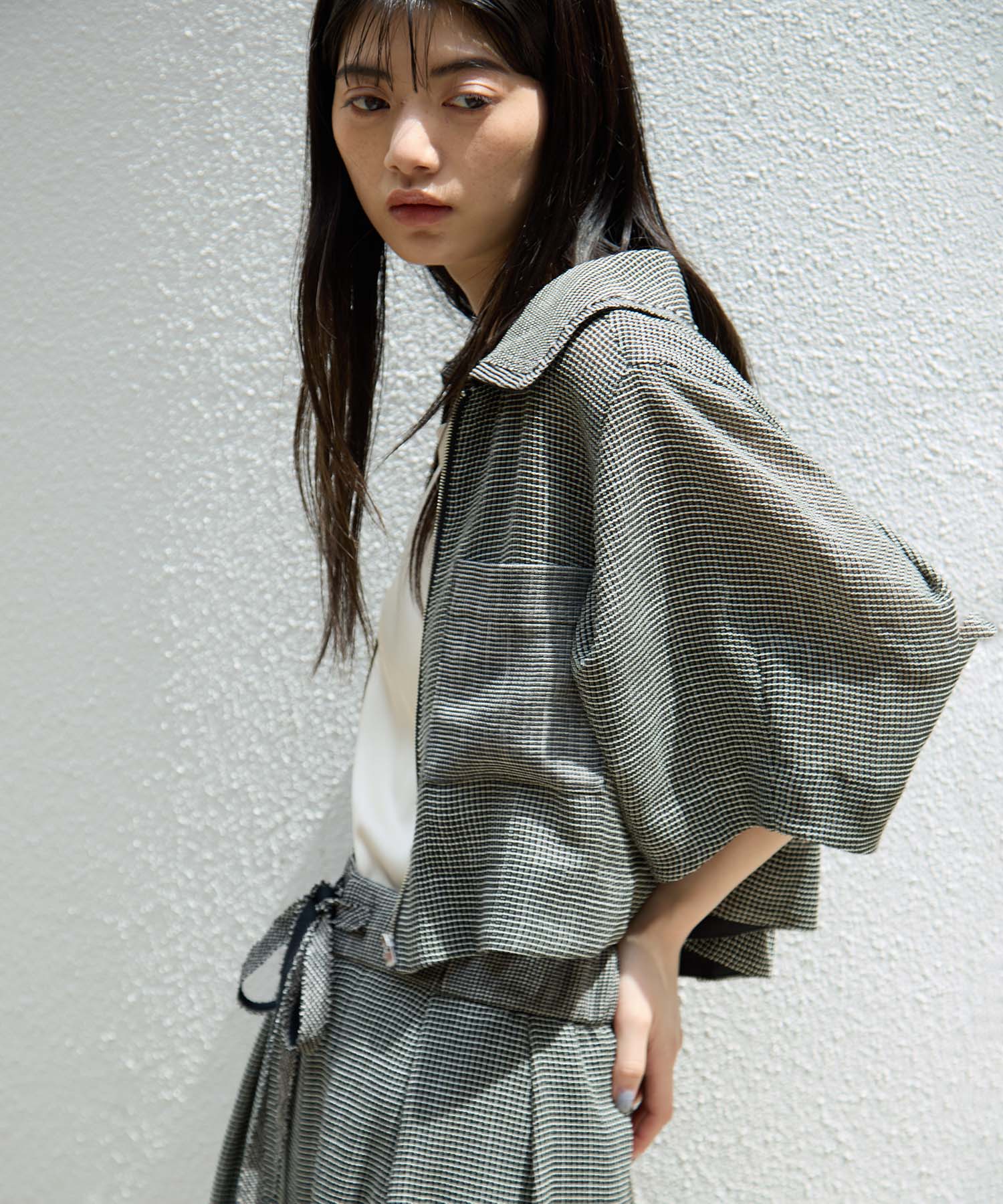 Washable Mesh Shirt Blouson STUDIOUS