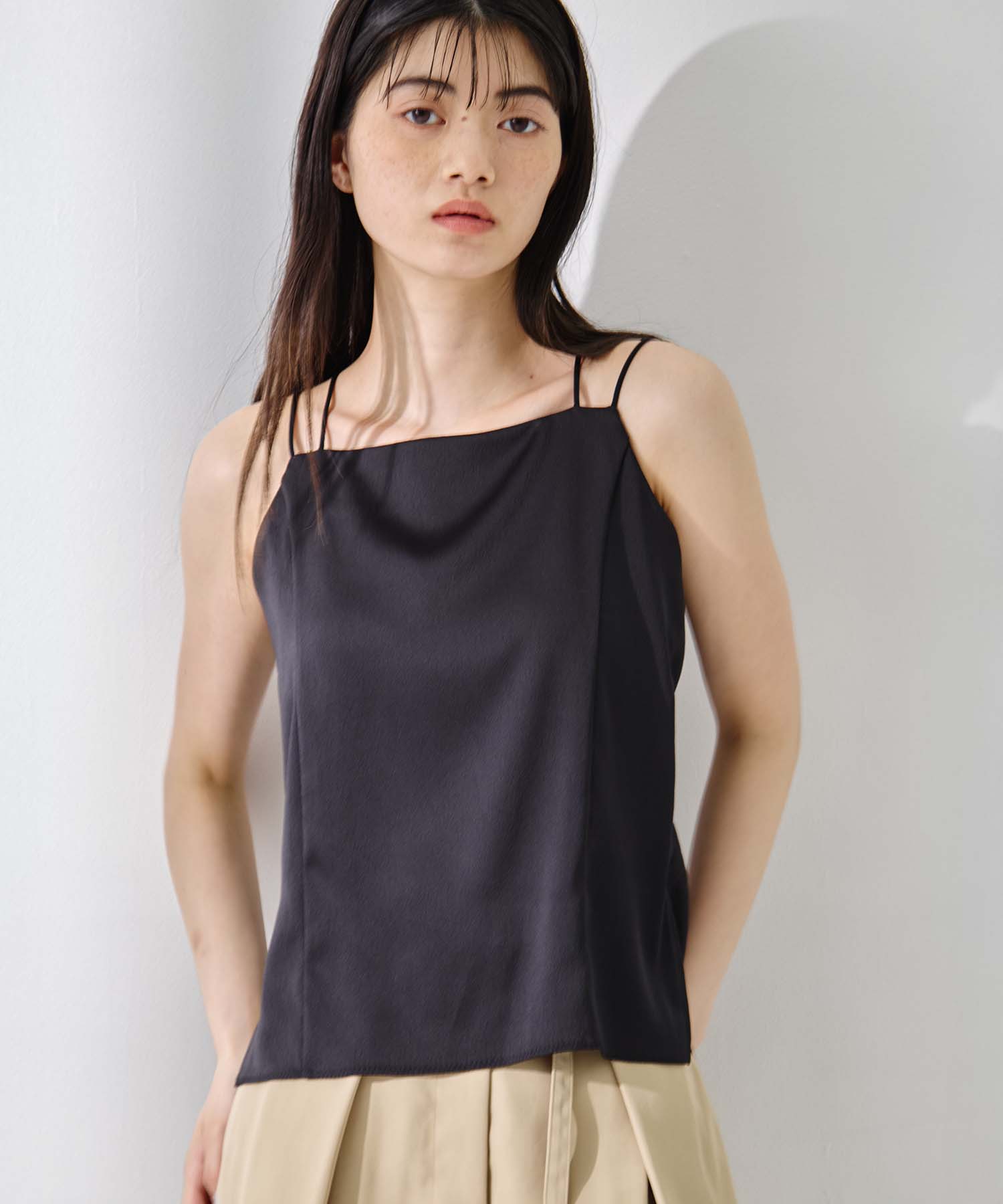 Stretch Satin Padded Camisole 