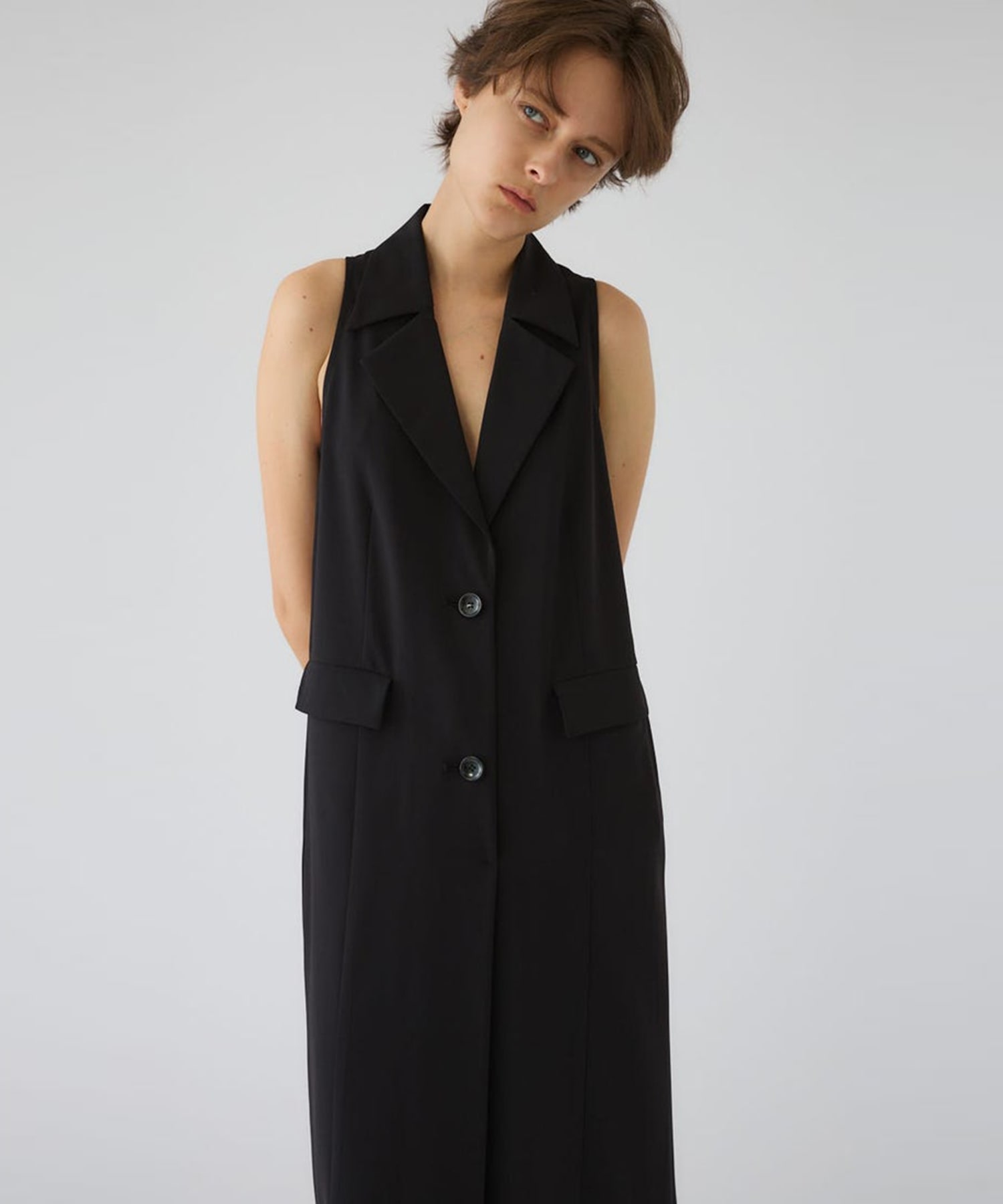 Halter neck tailored dress RIM.ARK
