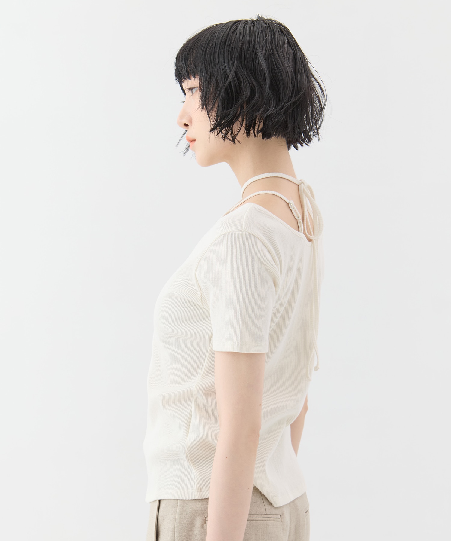 Glitter ivy halfsleeve tops MURRAL