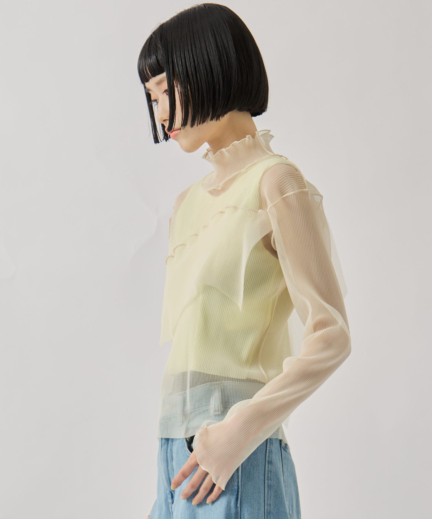 GHOST TODO TOP *LONGSLEEVE HIGHNECK +INNER kotohayokozawa