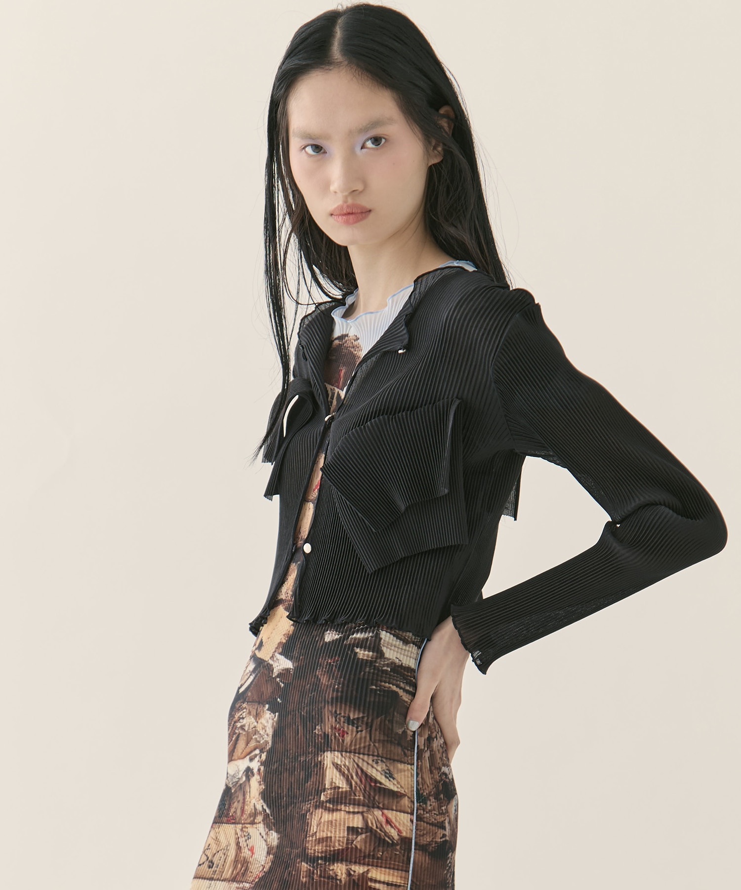 別注 SHEER CARDIGAN kotohayokozawa