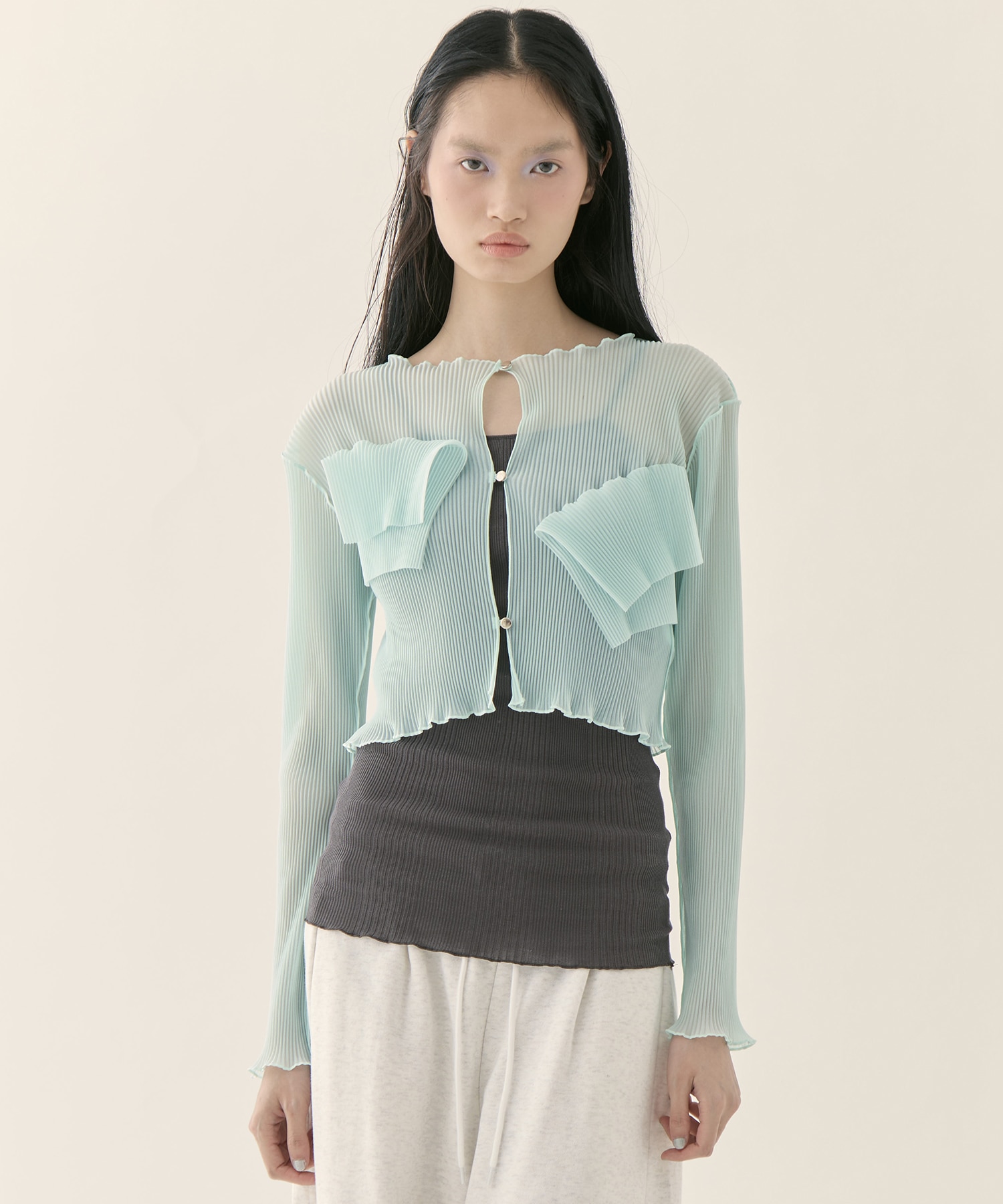 別注 SHEER CARDIGAN kotohayokozawa