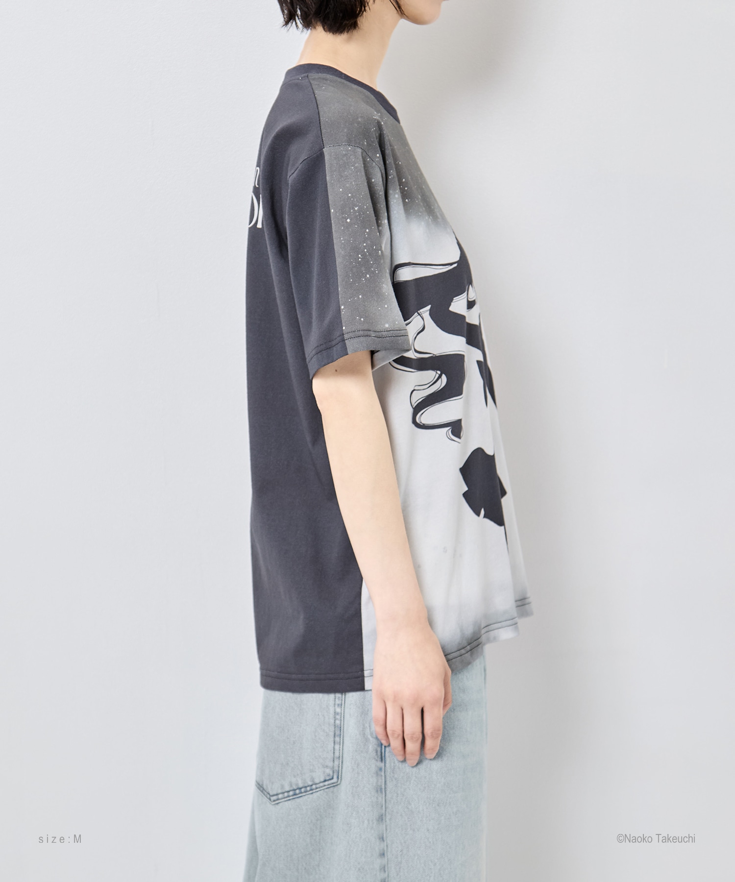Sailor Moon silhouette T-shirt tanakadaisuke
