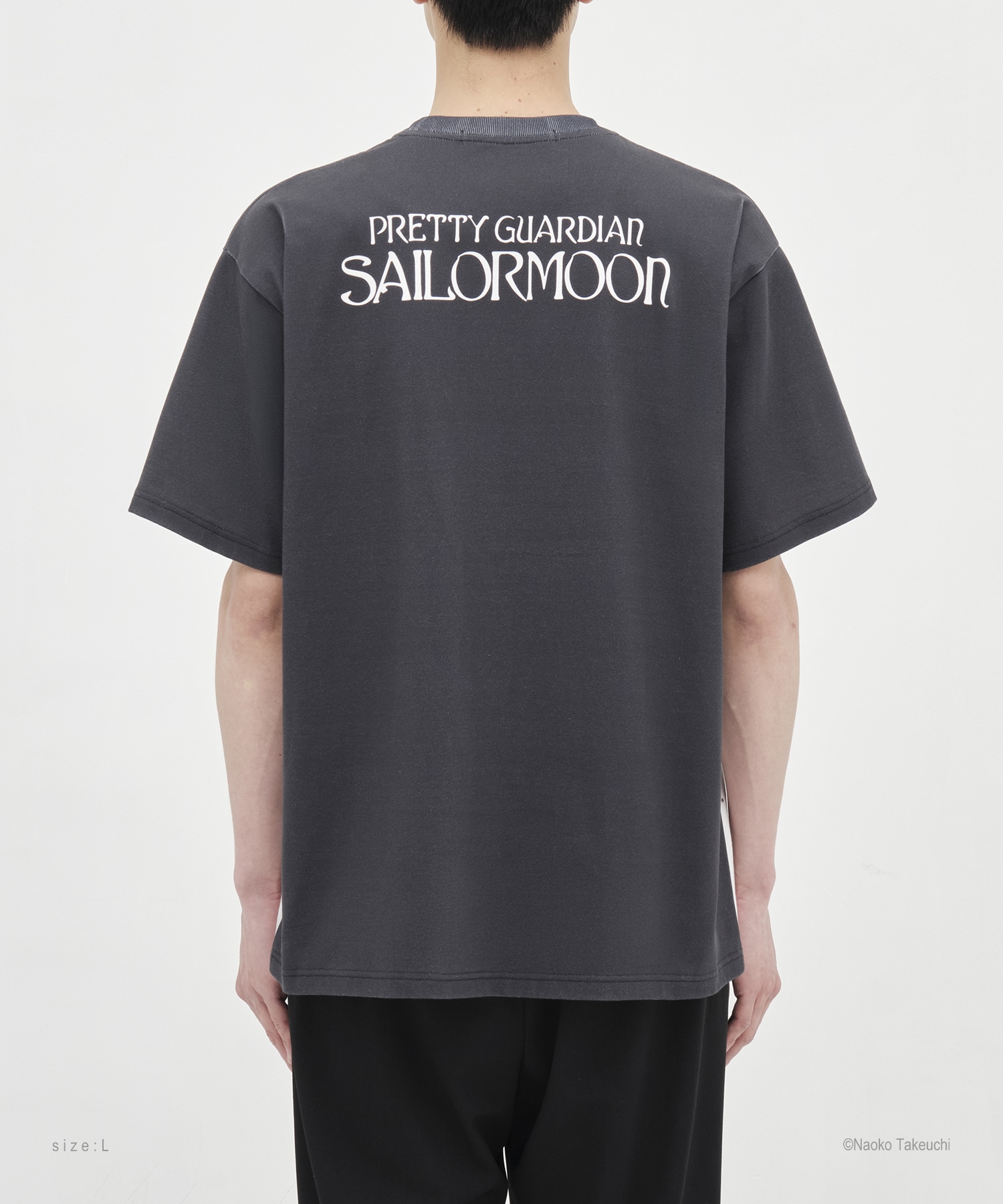 Sailor Moon silhouette bijou T-shirt　L tanakadaisuke
