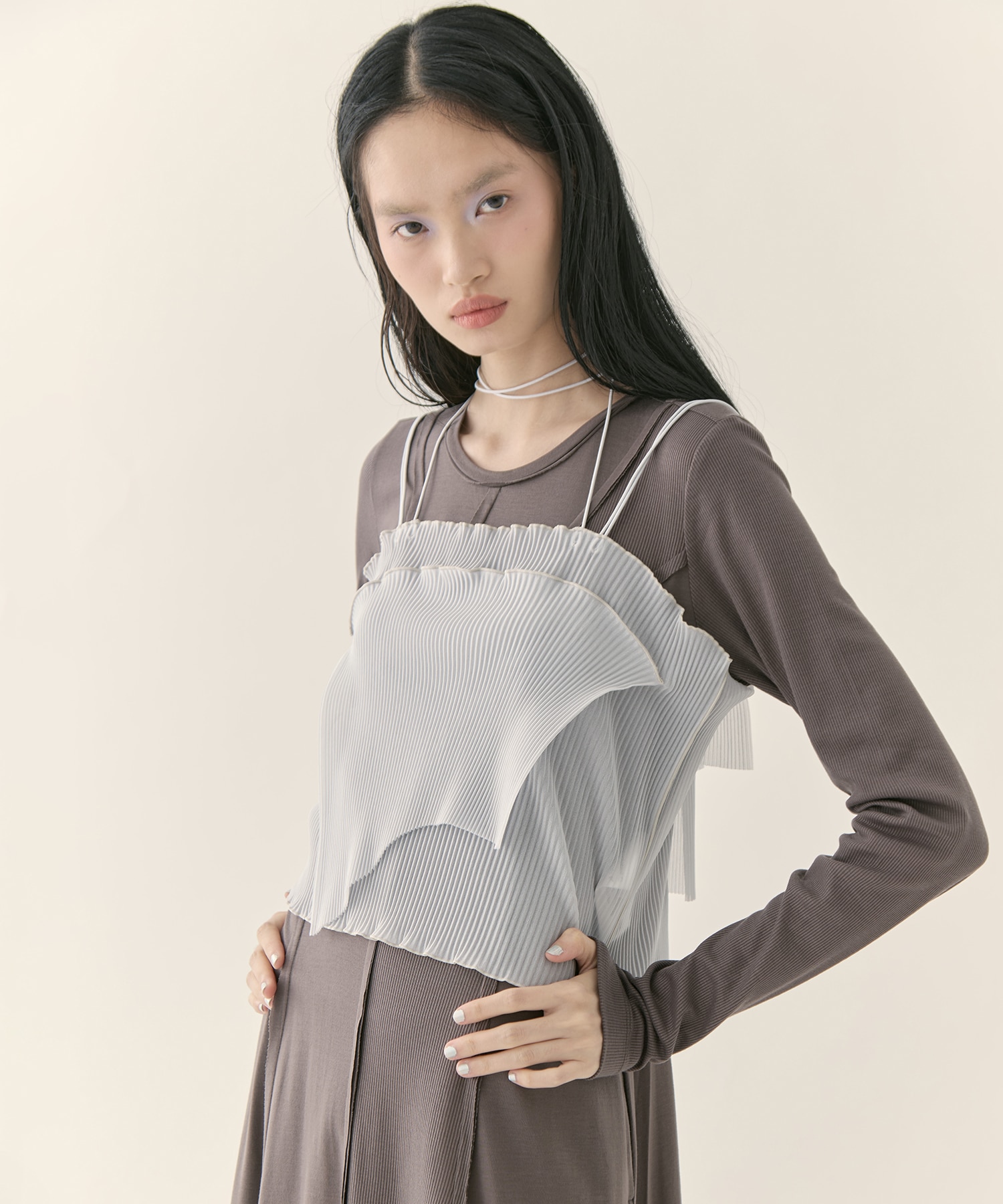 別注 SHEER CAMISOLE kotohayokozawa